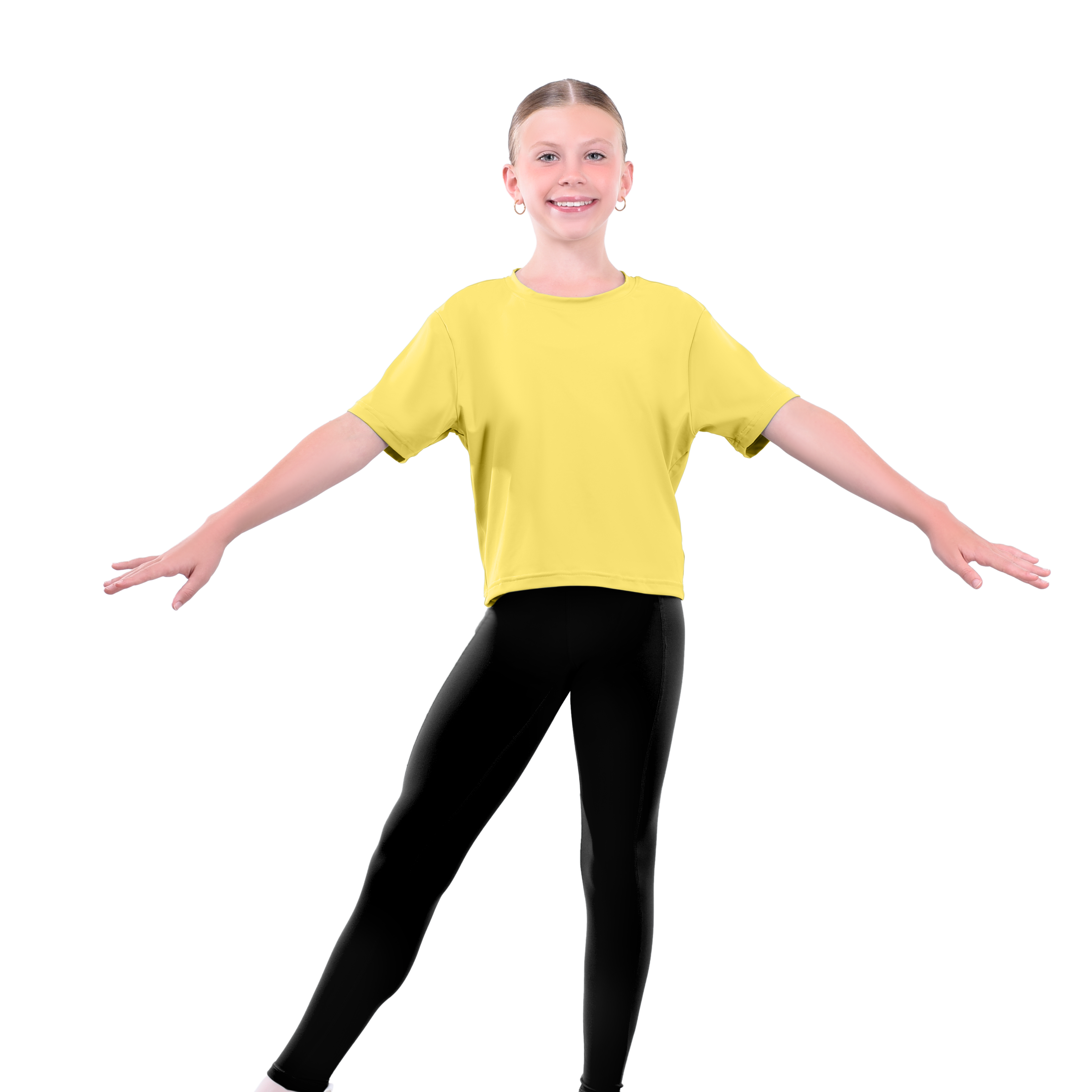 Womens Dance Short Sleeves T-shirt