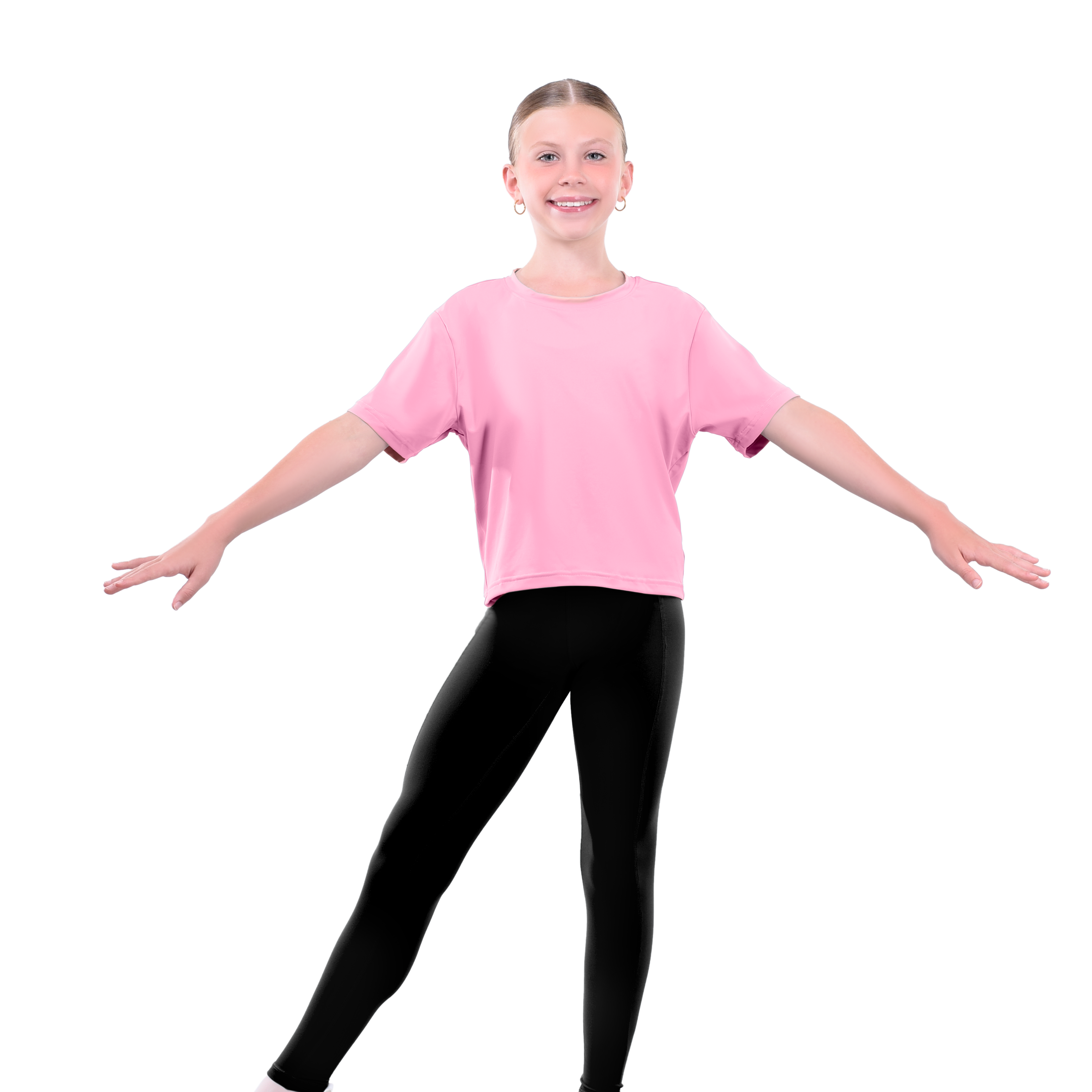 Womens Dance Short Sleeves T-shirt