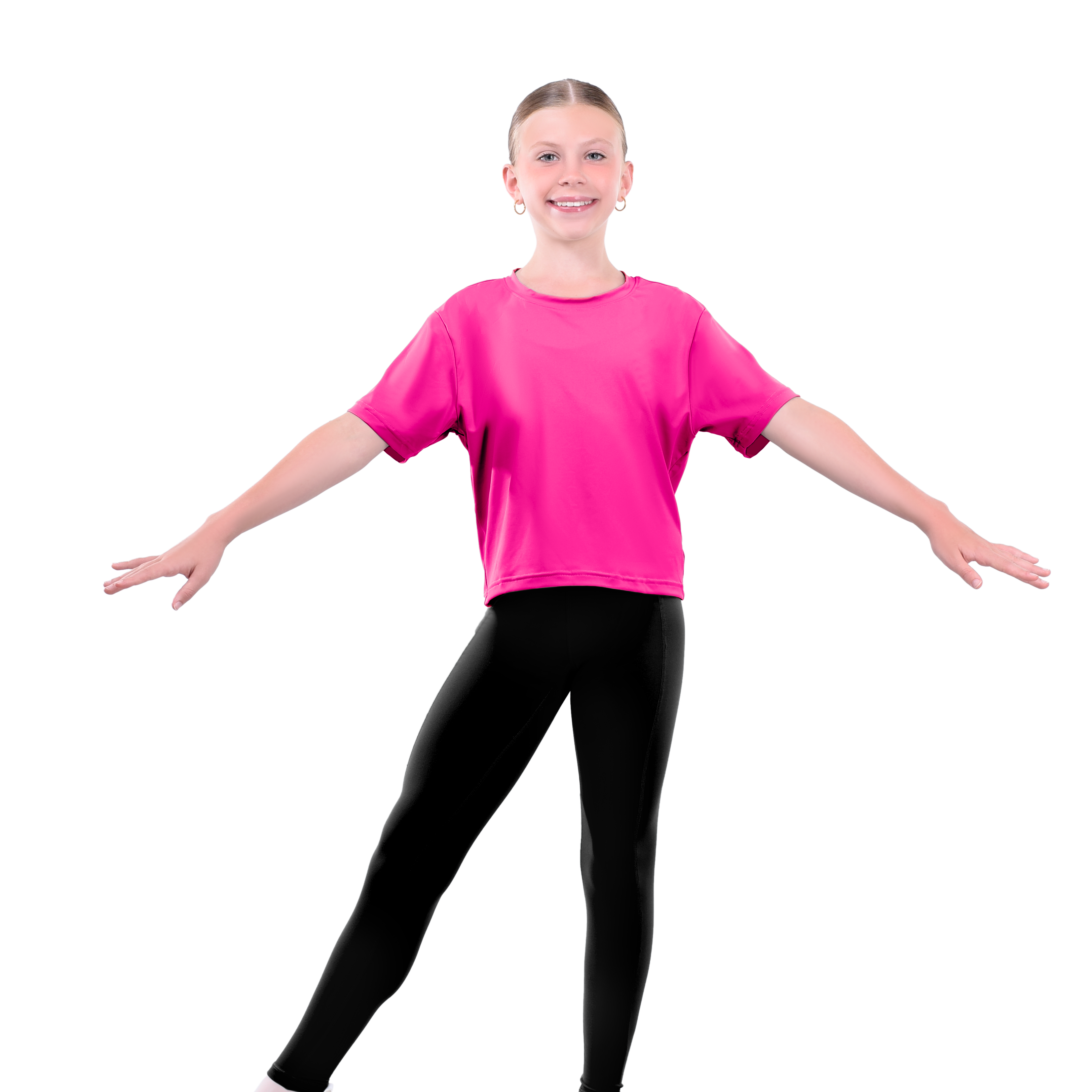 Womens Dance Short Sleeves T-shirt