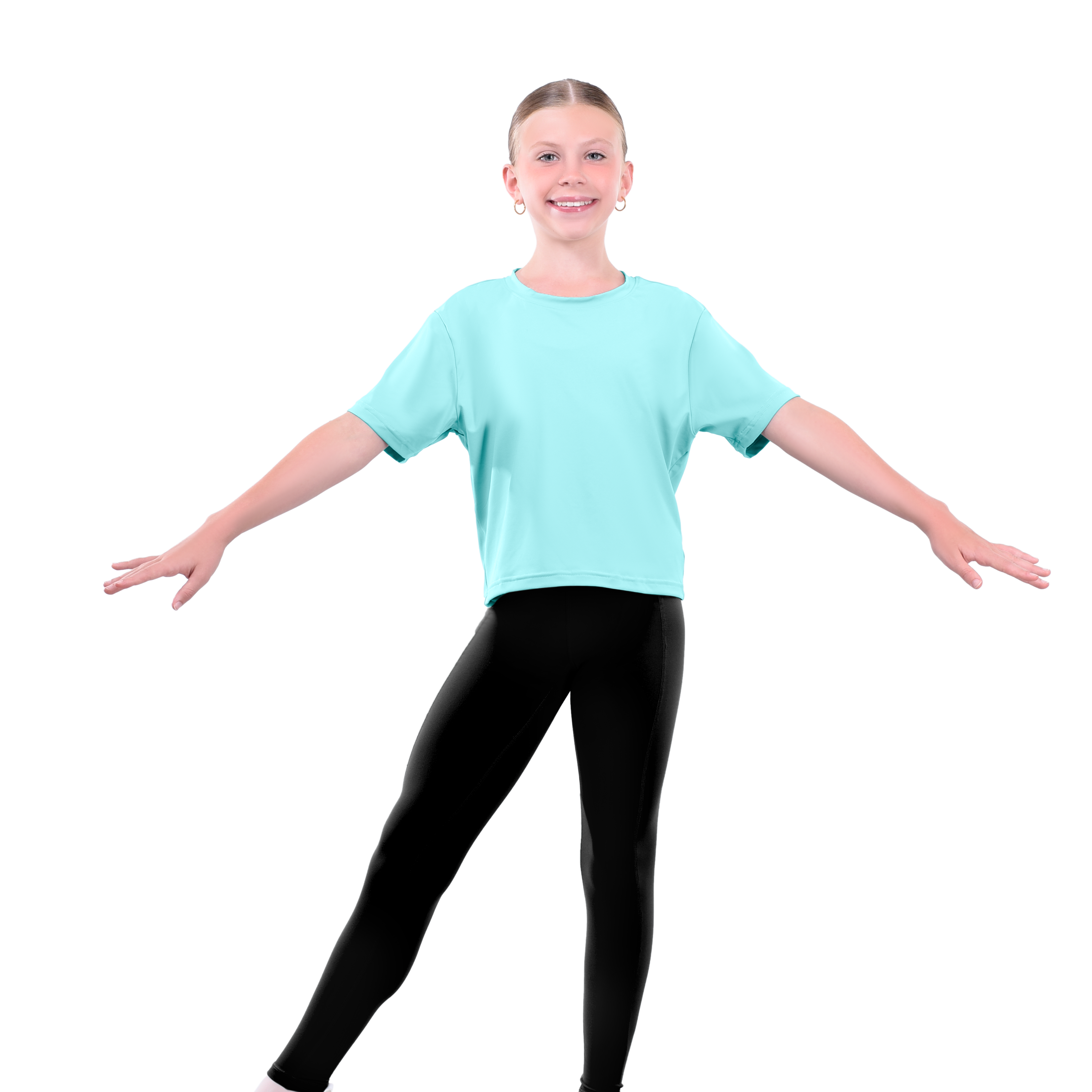 Womens Dance Short Sleeves T-shirt