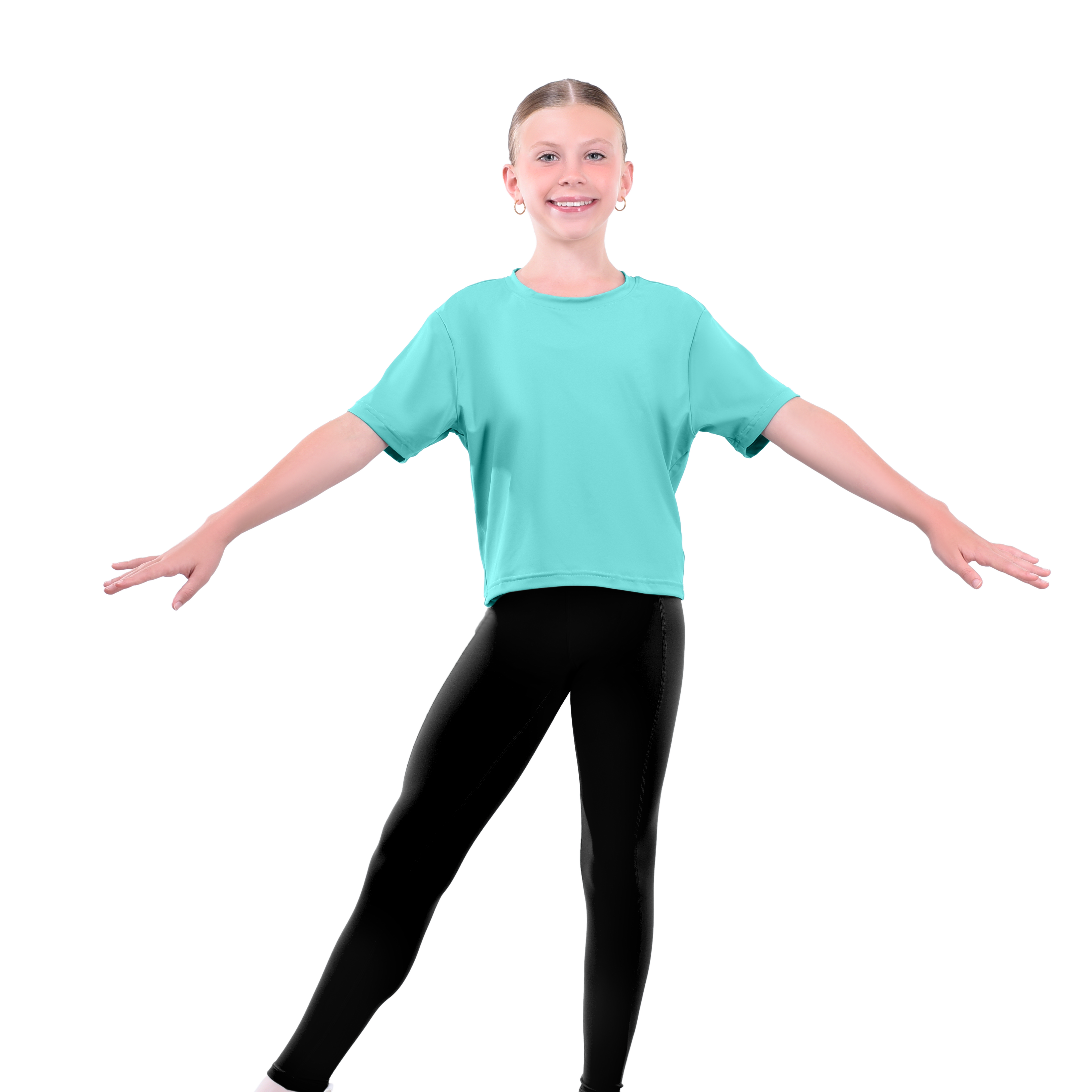 Womens Dance Short Sleeves T-shirt