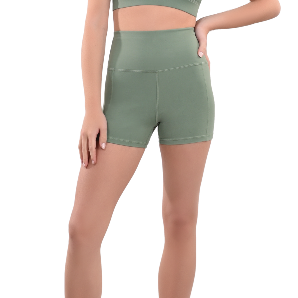 Womens Color Sculpt High Rise 3" Shorts