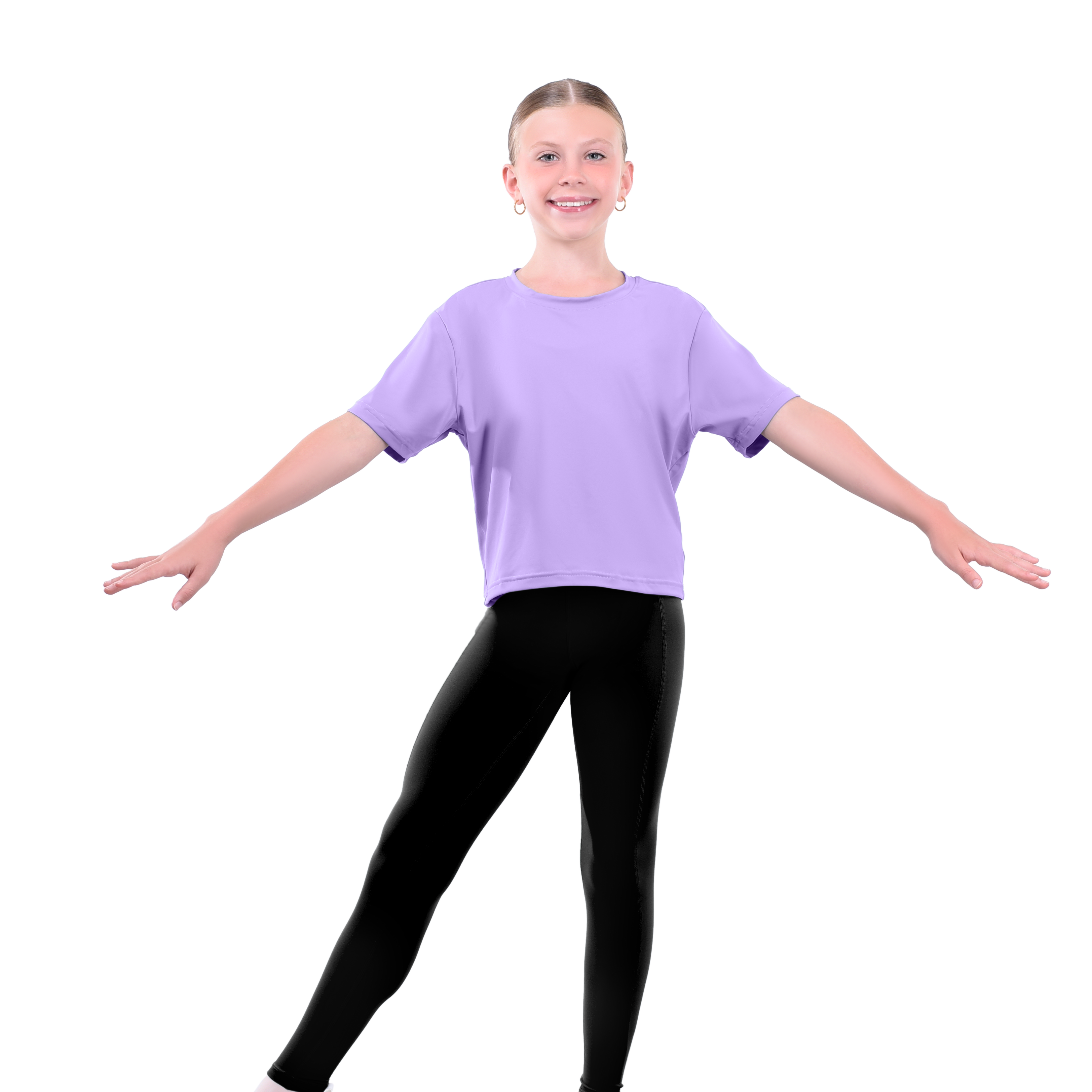 Womens Dance Short Sleeves T-shirt