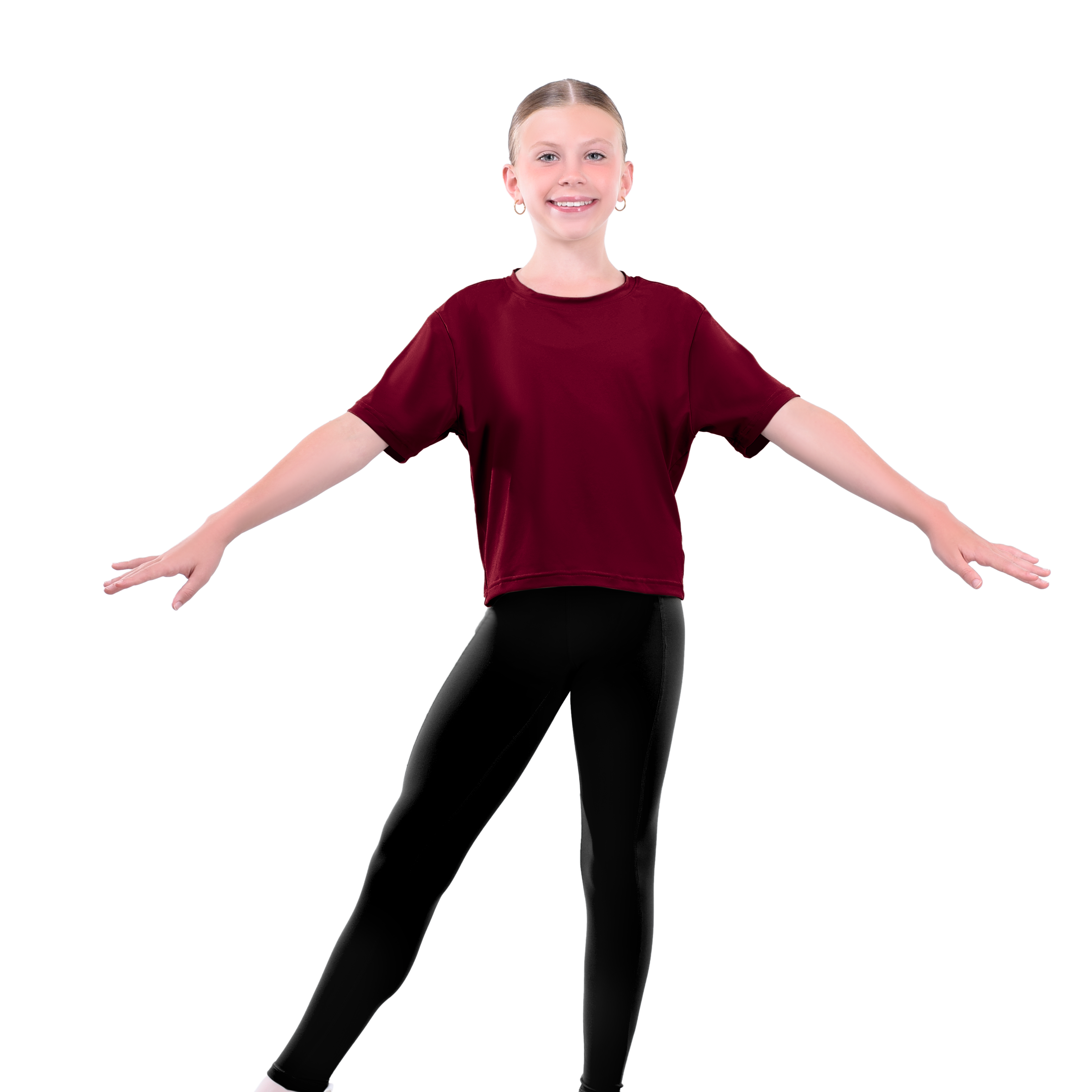 Womens Dance Short Sleeves T-shirt