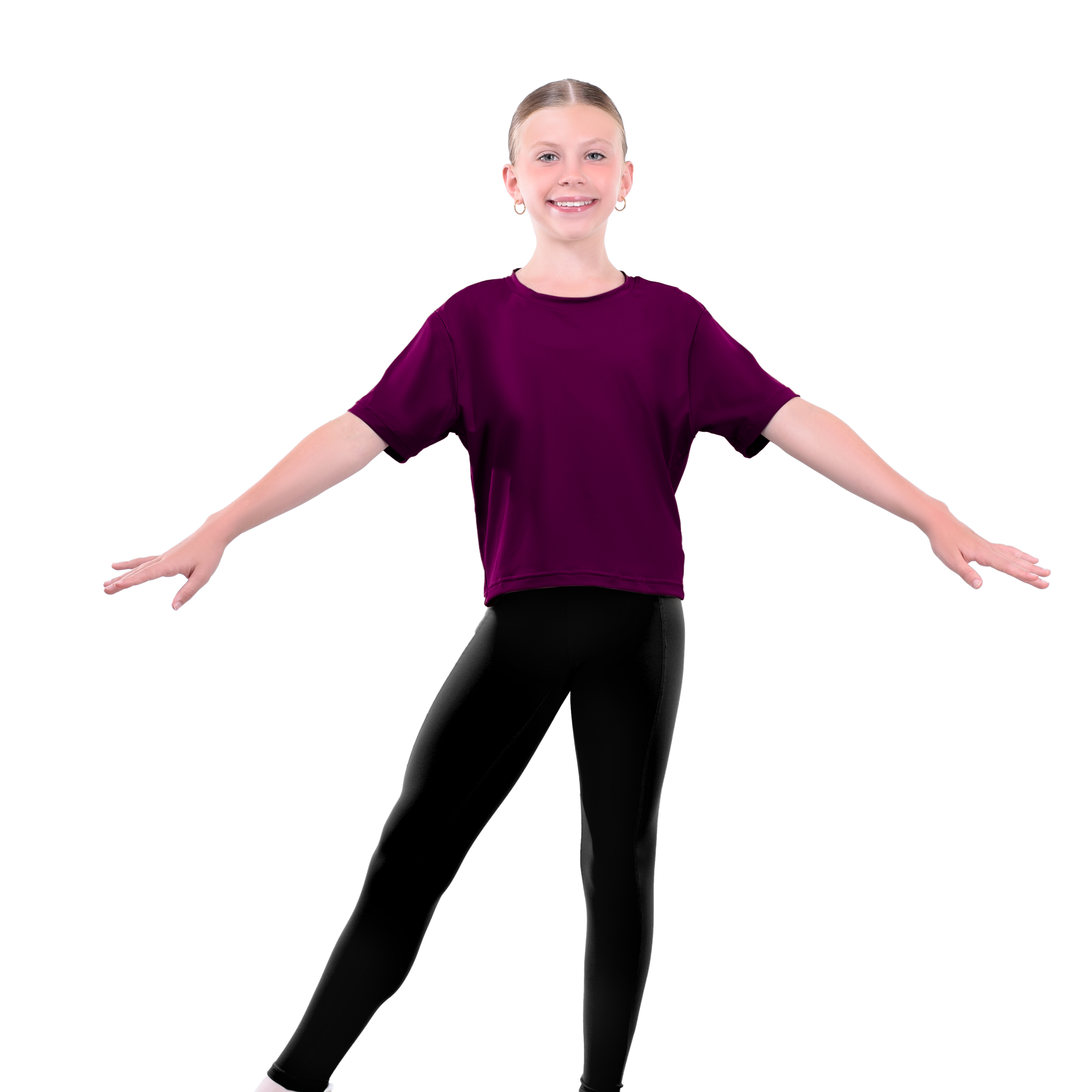 Womens Dance Short Sleeves T-shirt