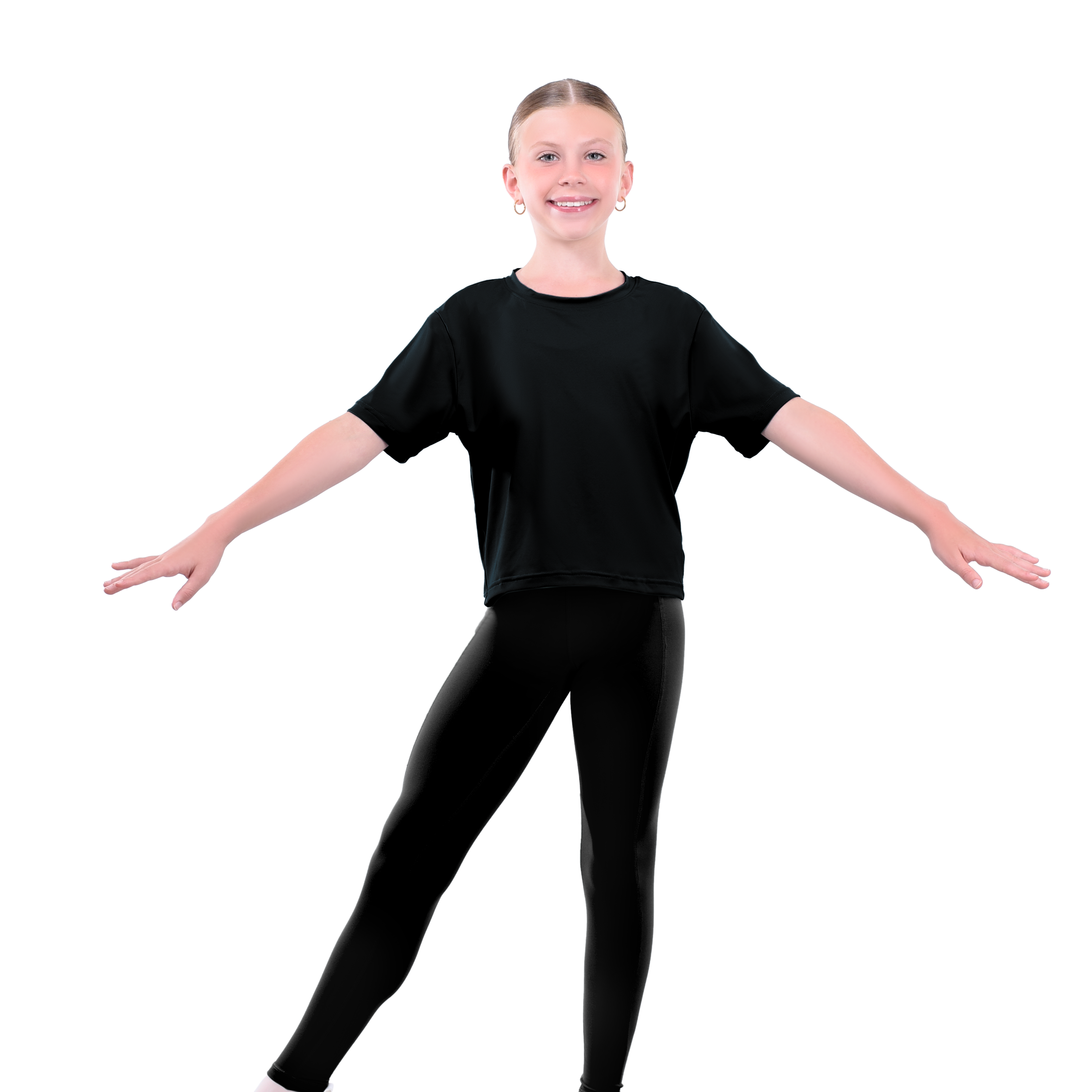 Womens Dance Short Sleeves T-shirt