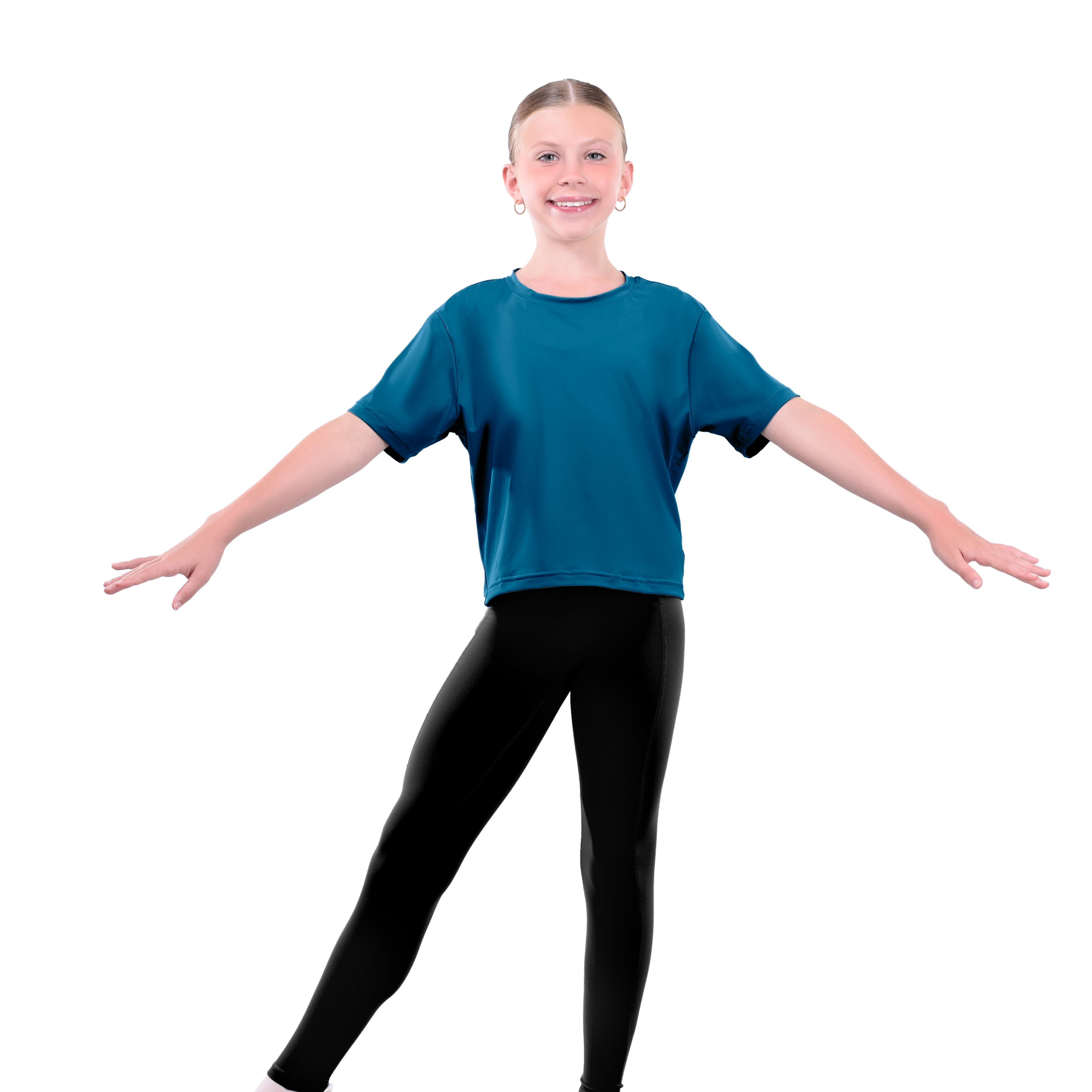 Womens Dance Short Sleeves T-shirt