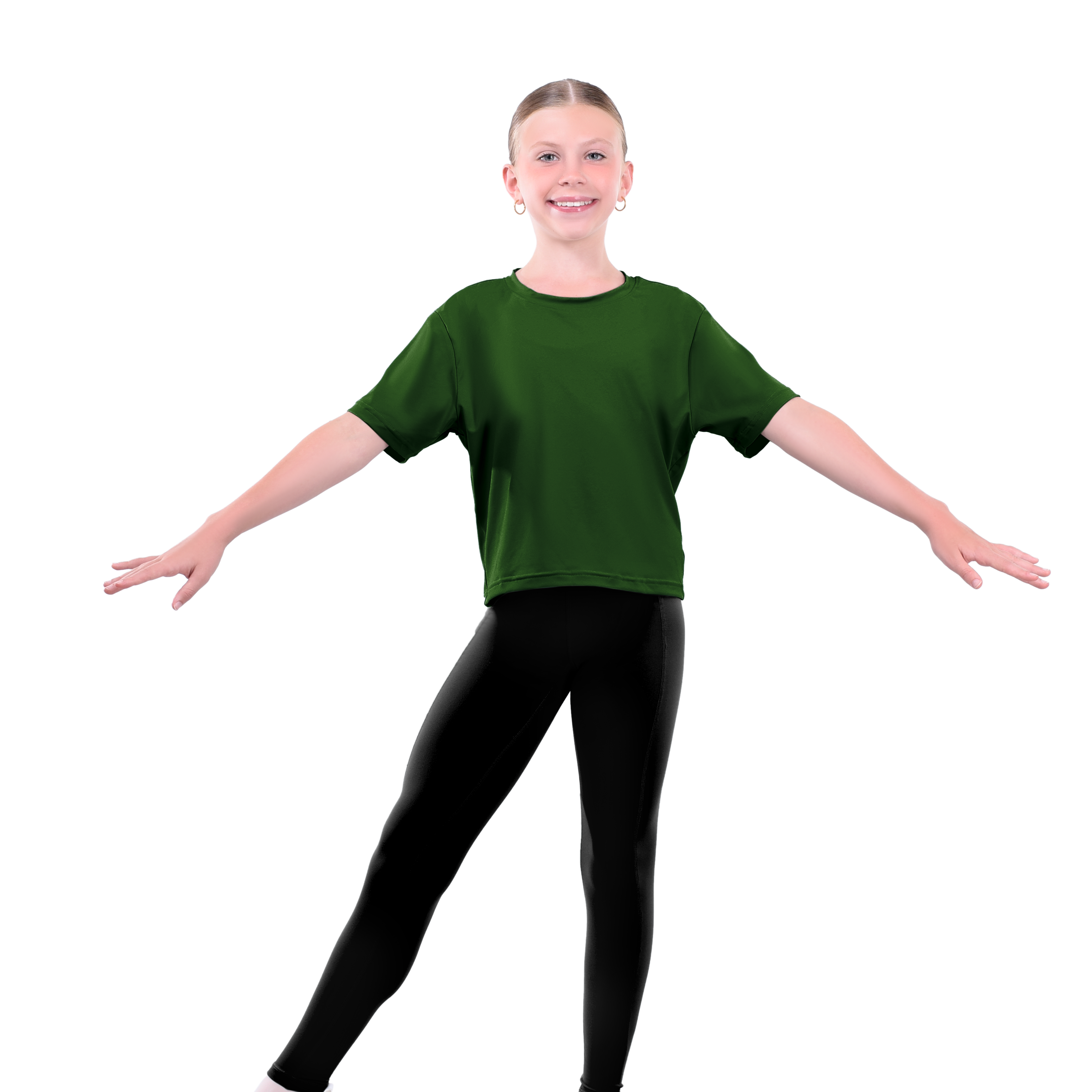 Womens Dance Short Sleeves T-shirt