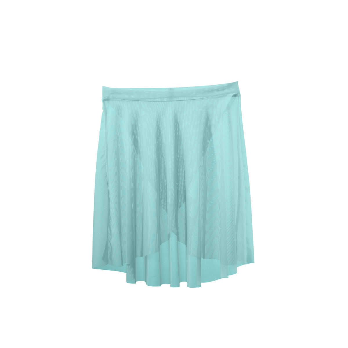 Meridien Mesh Criss Cross Above Knee Skirt Child Corps Dancewear