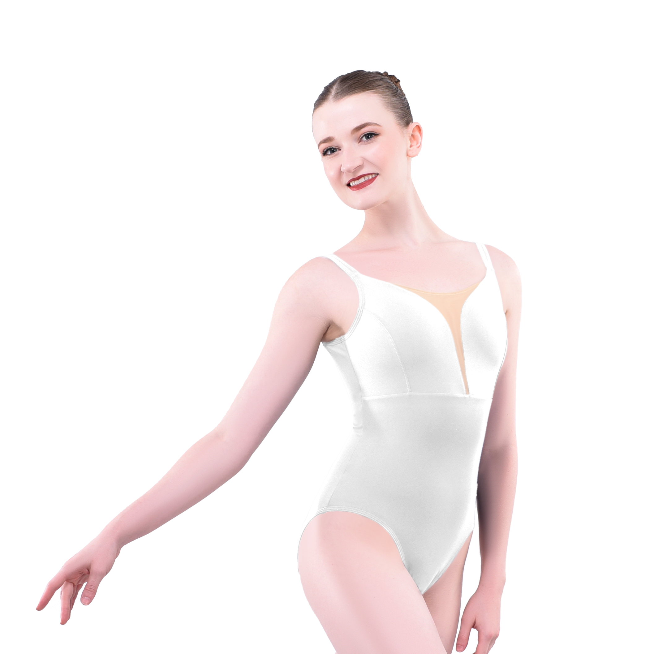 Bliss - Skyntone Mesh Tank with Low Back - Size F only