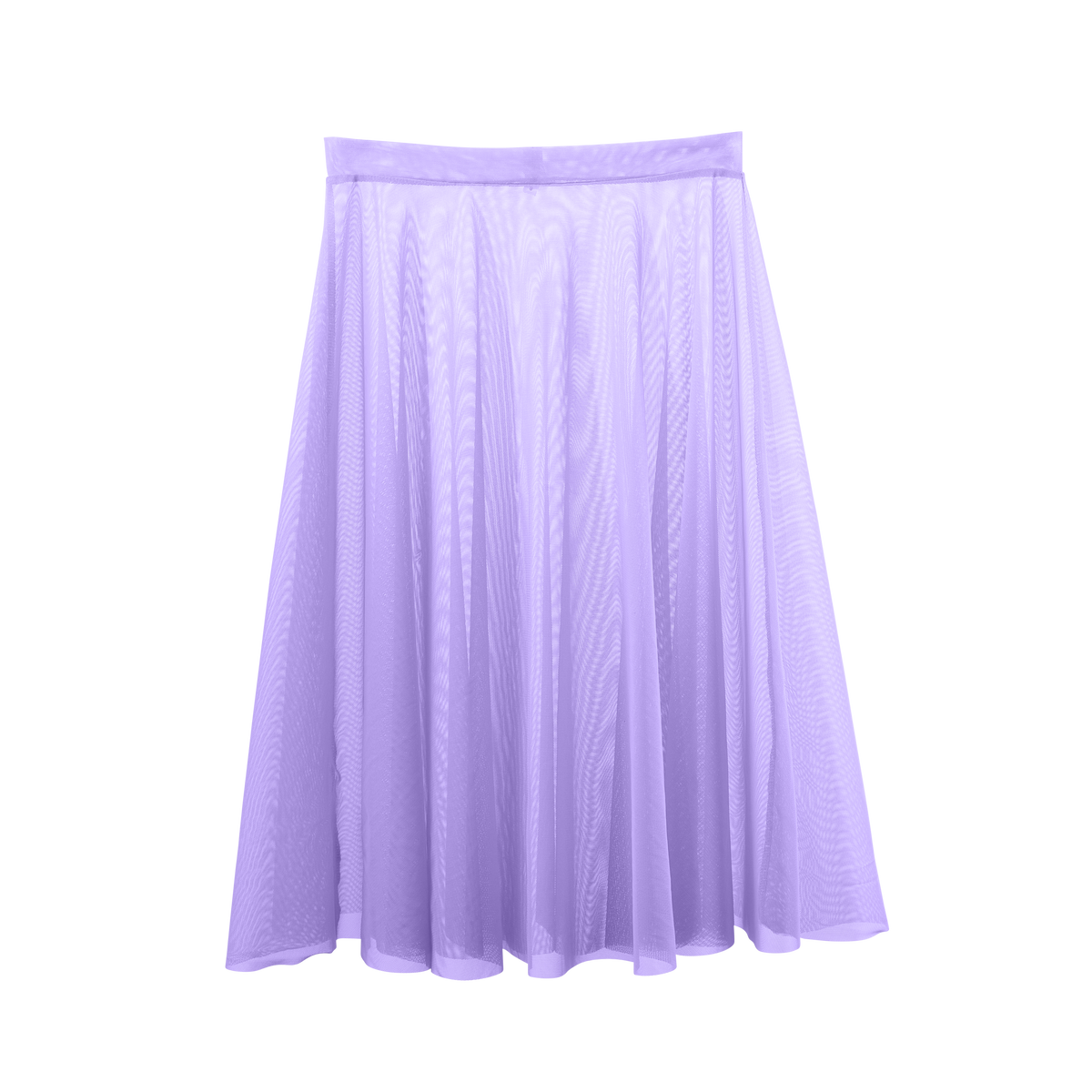 Meridien Mesh ALine Below Knee Skirt Child Corps Dancewear