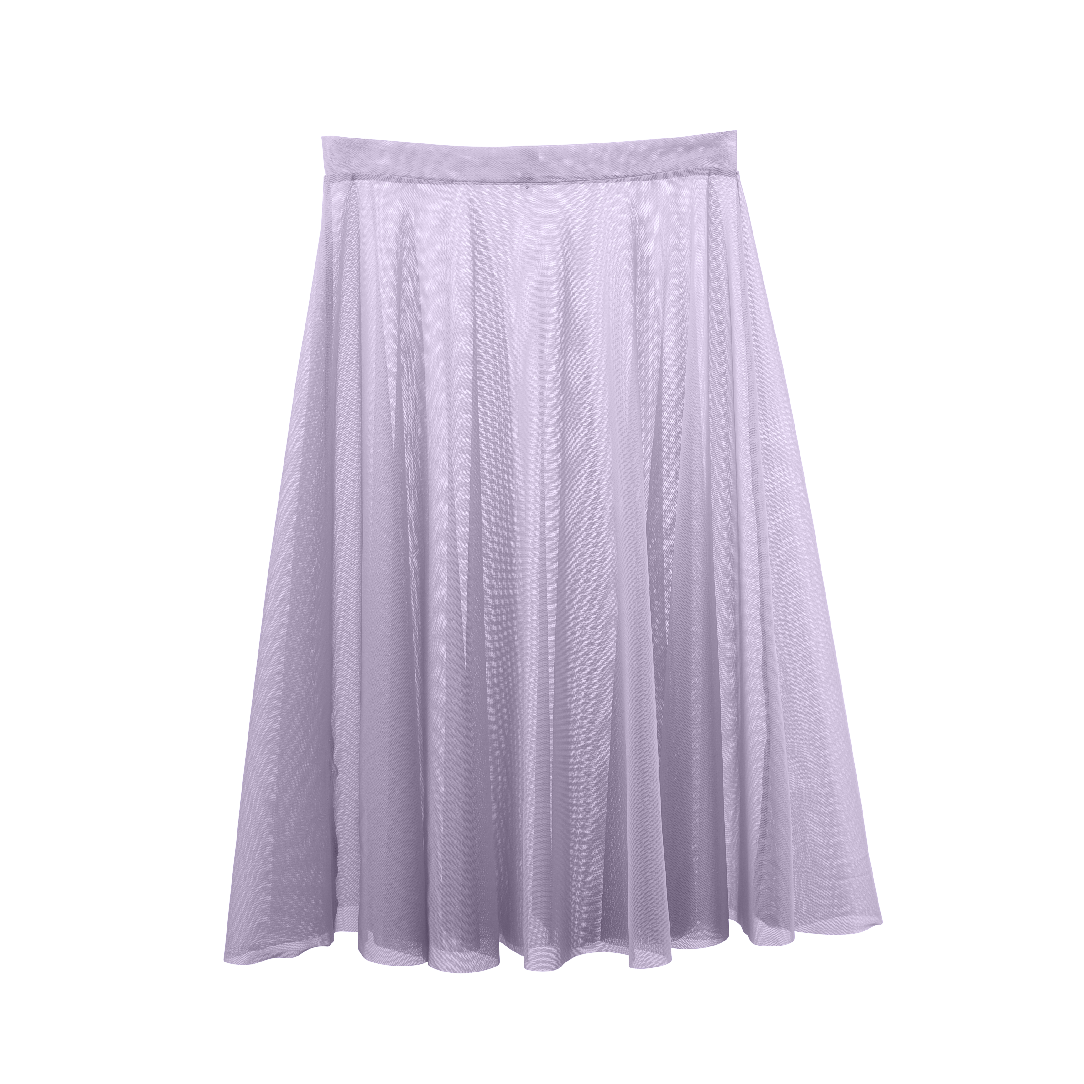 Vinchilight Mesh A-Line Below Knee Skirt