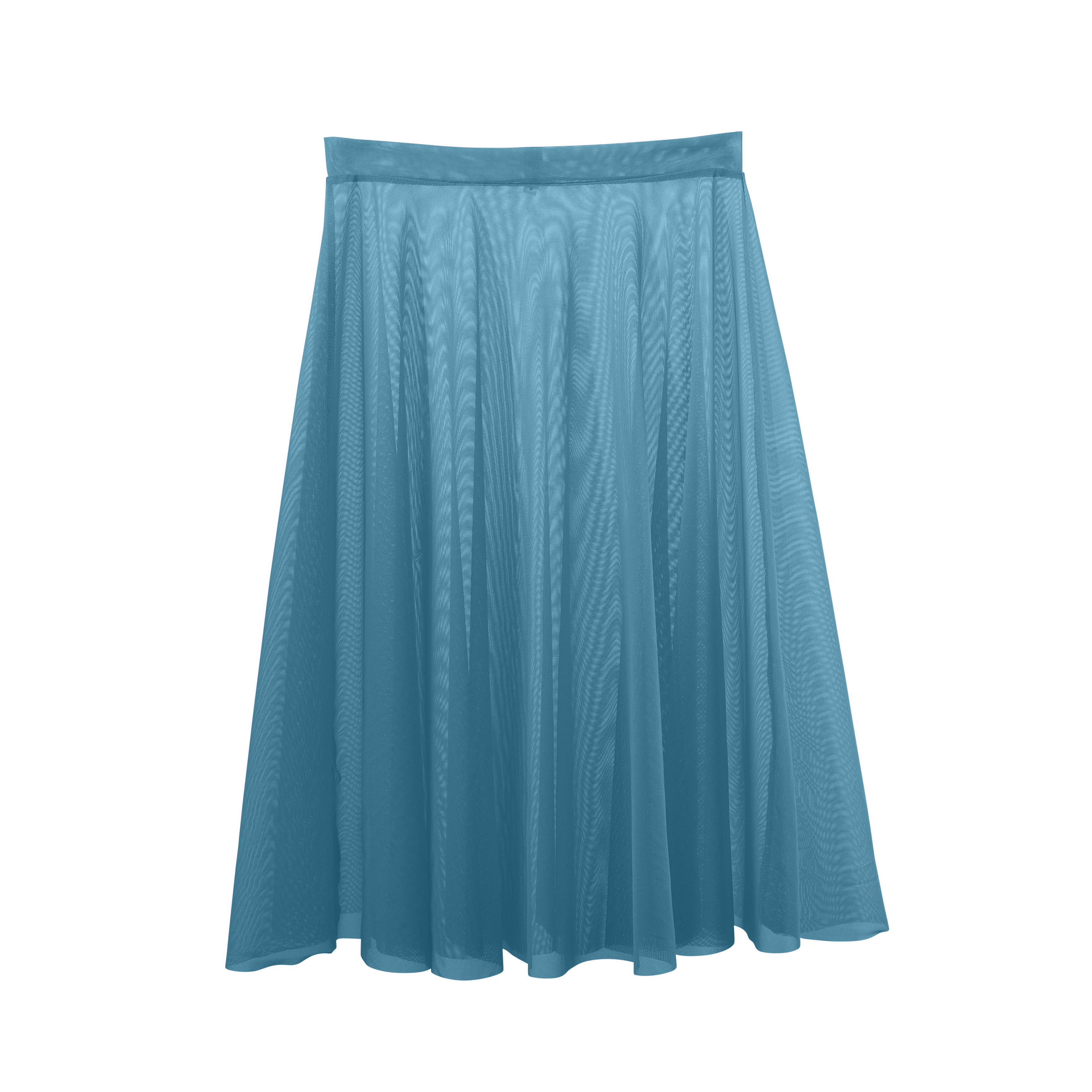 Vinchilight Mesh A-Line Below Knee Skirt