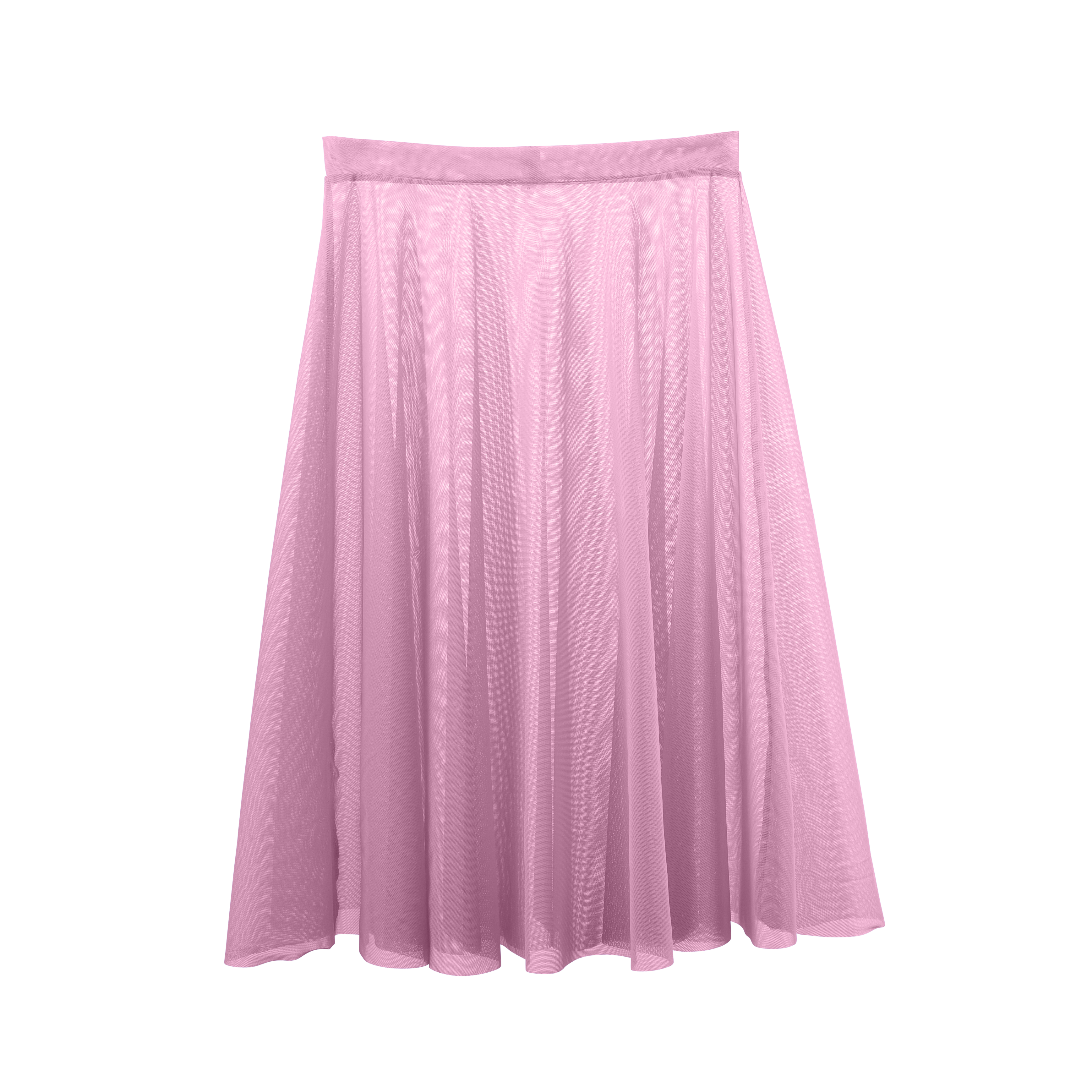 Vinchilight Mesh A-Line Below Knee Skirt