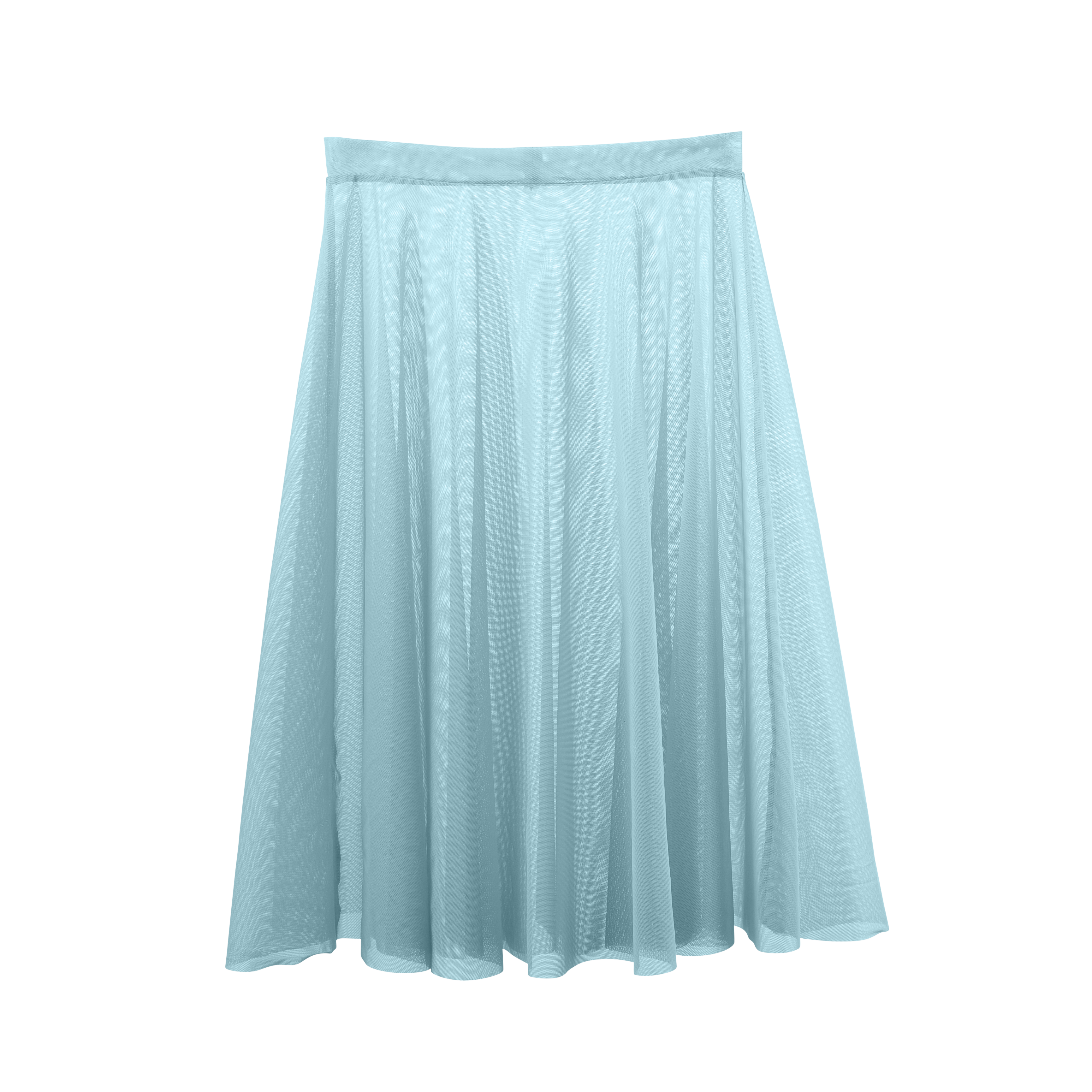 Vinchilight Mesh A-Line Below Knee Skirt