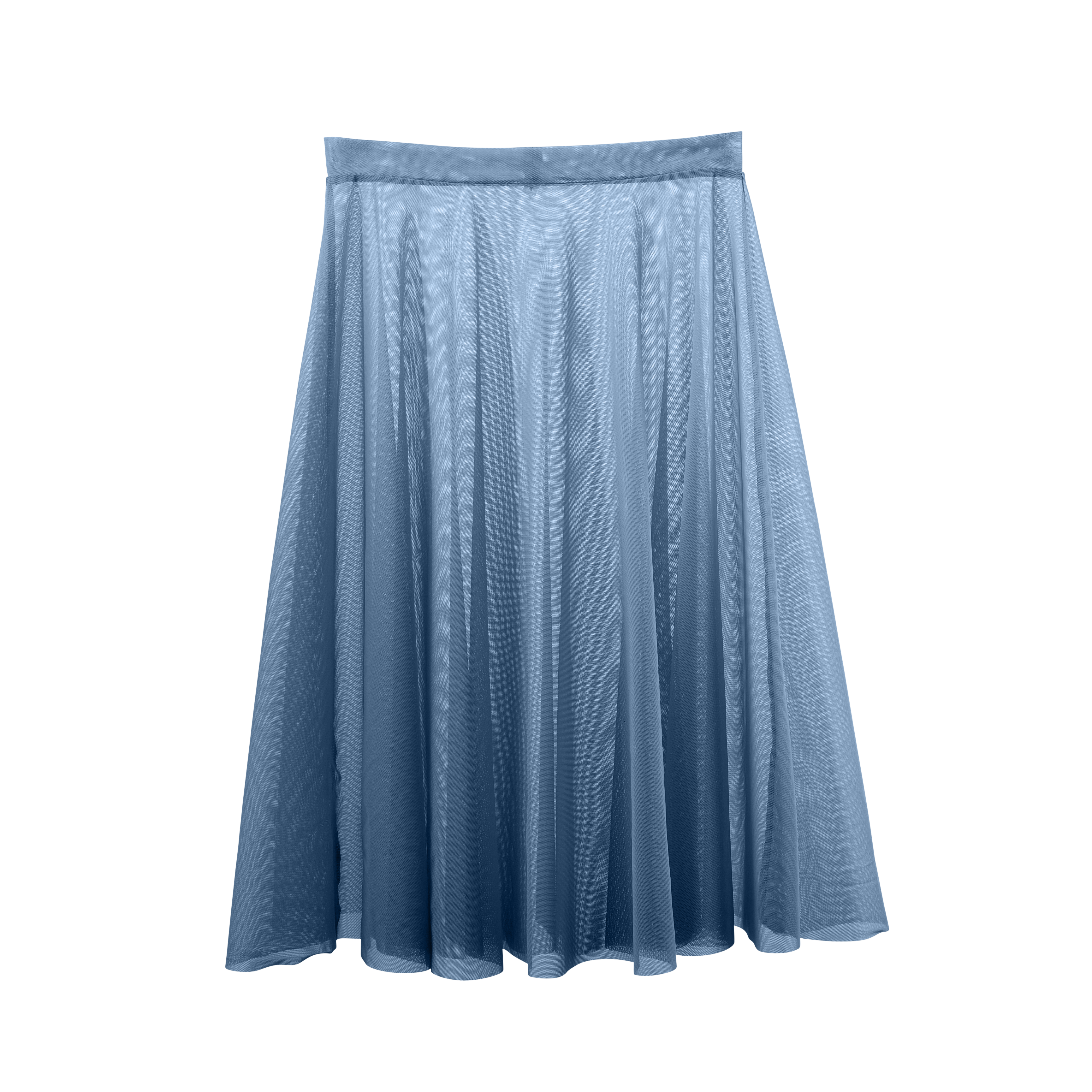 Vinchilight Mesh A-Line Below Knee Skirt