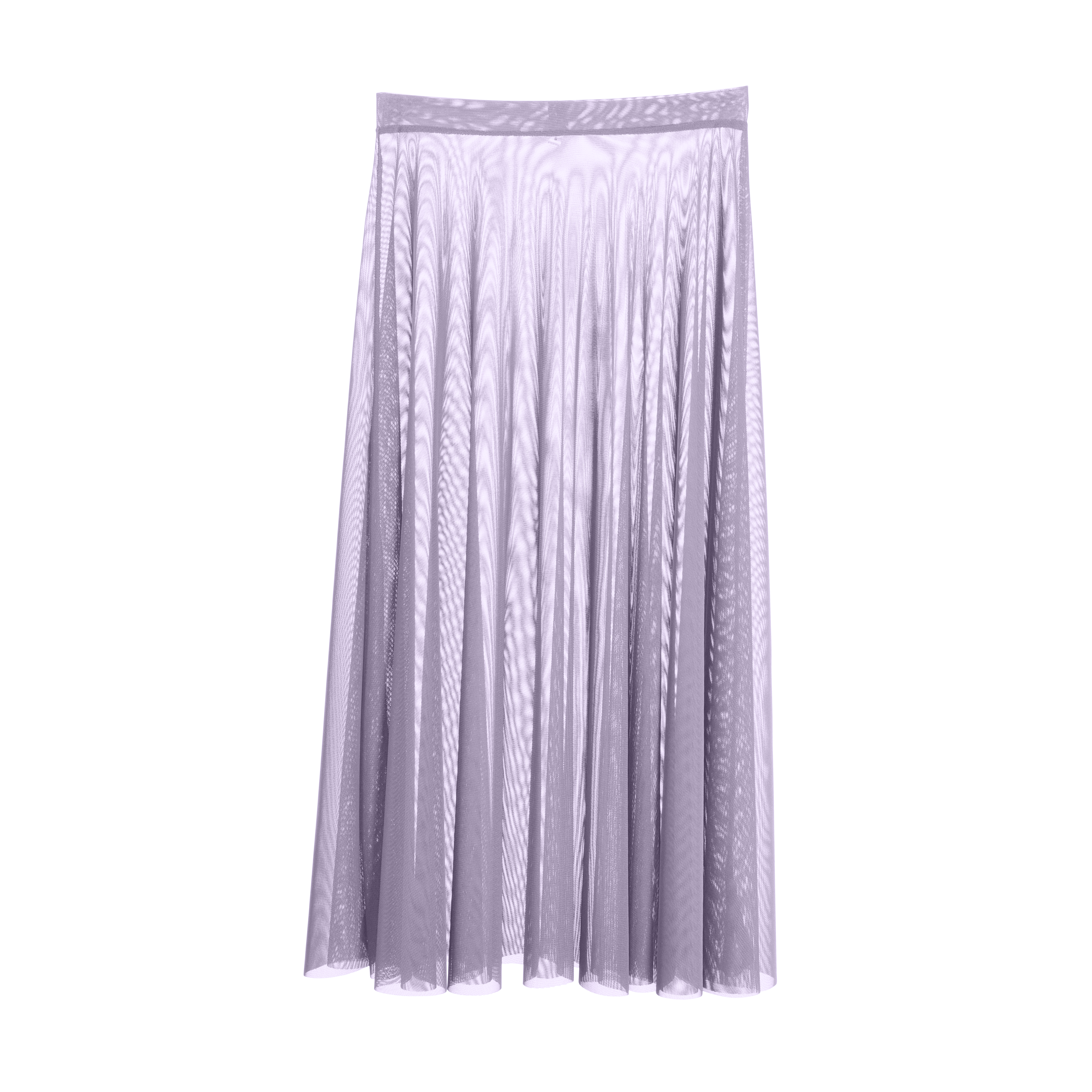Vinchilight Mesh A-Line Midi Skirt