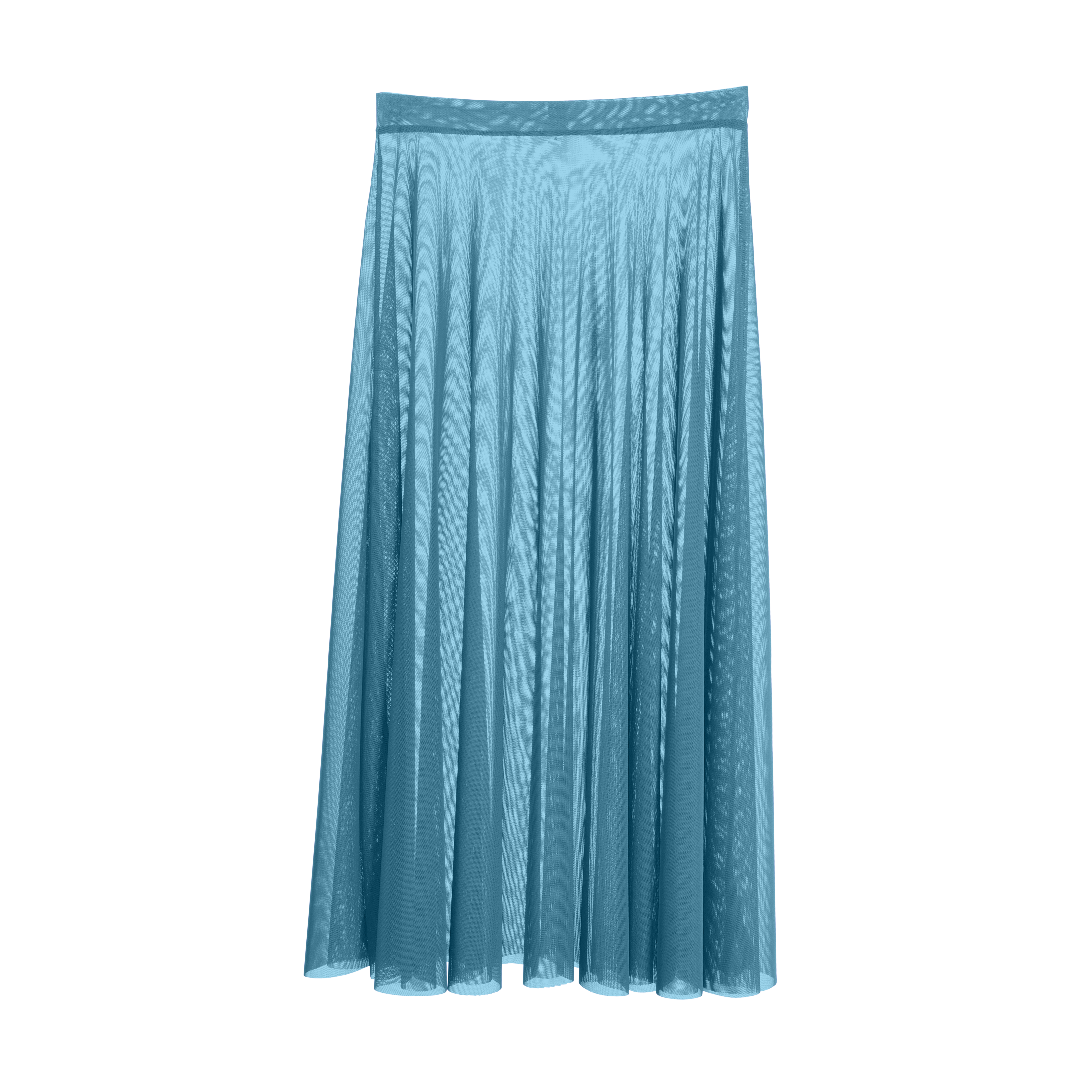 Vinchilight Mesh A-Line Midi Skirt