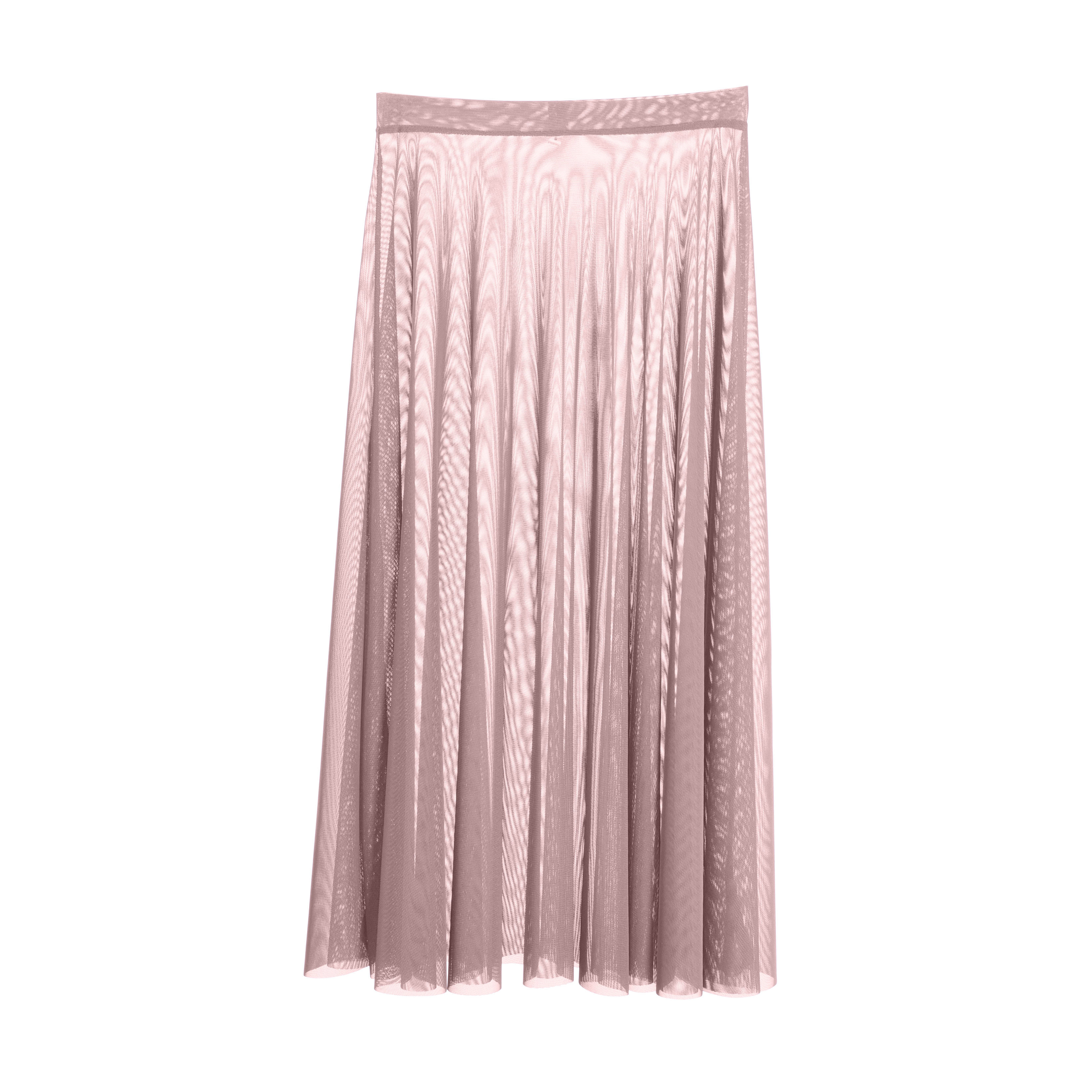 Vinchilight Mesh A-Line Midi Skirt