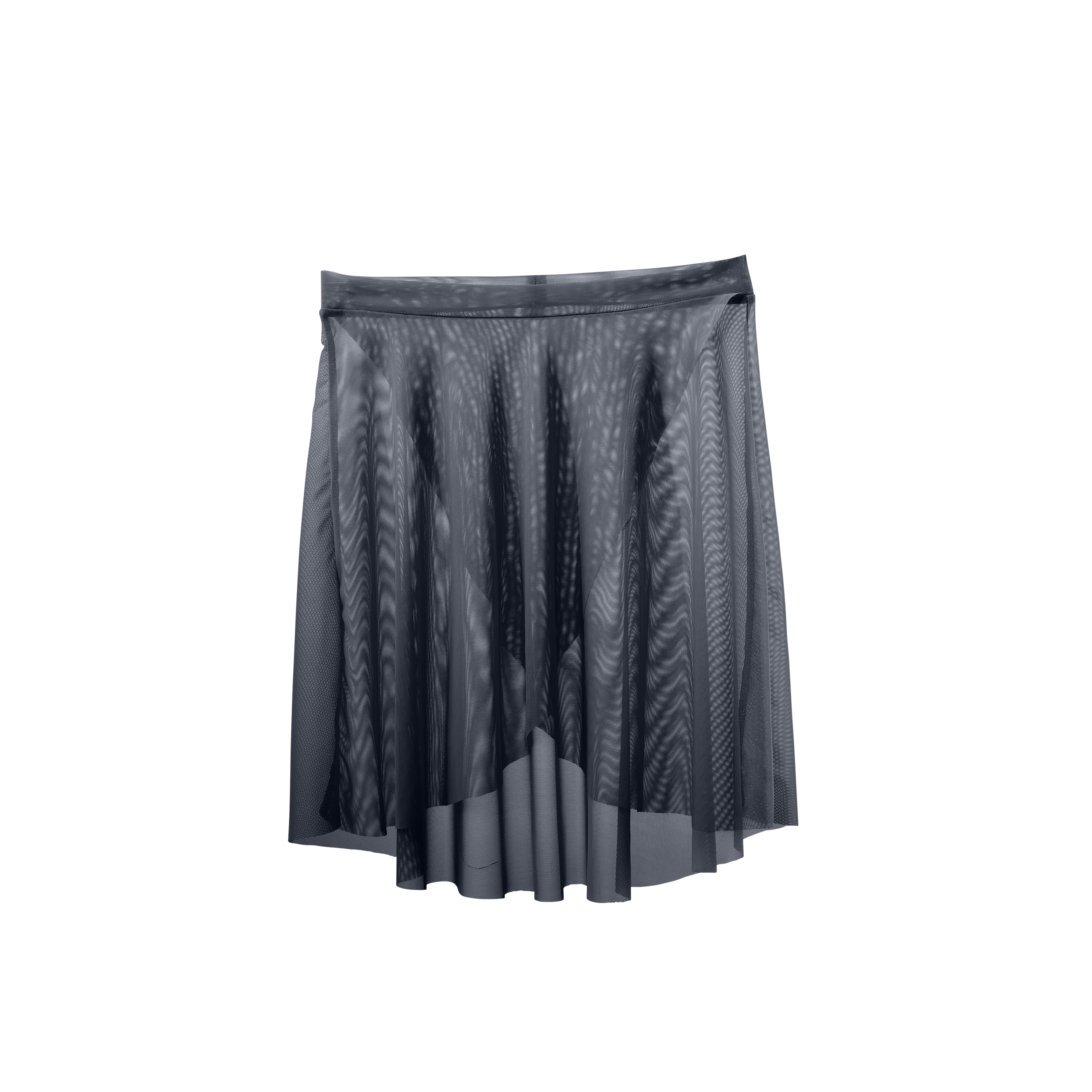 Vinchilight Mesh Criss Cross Above Knee Skirt