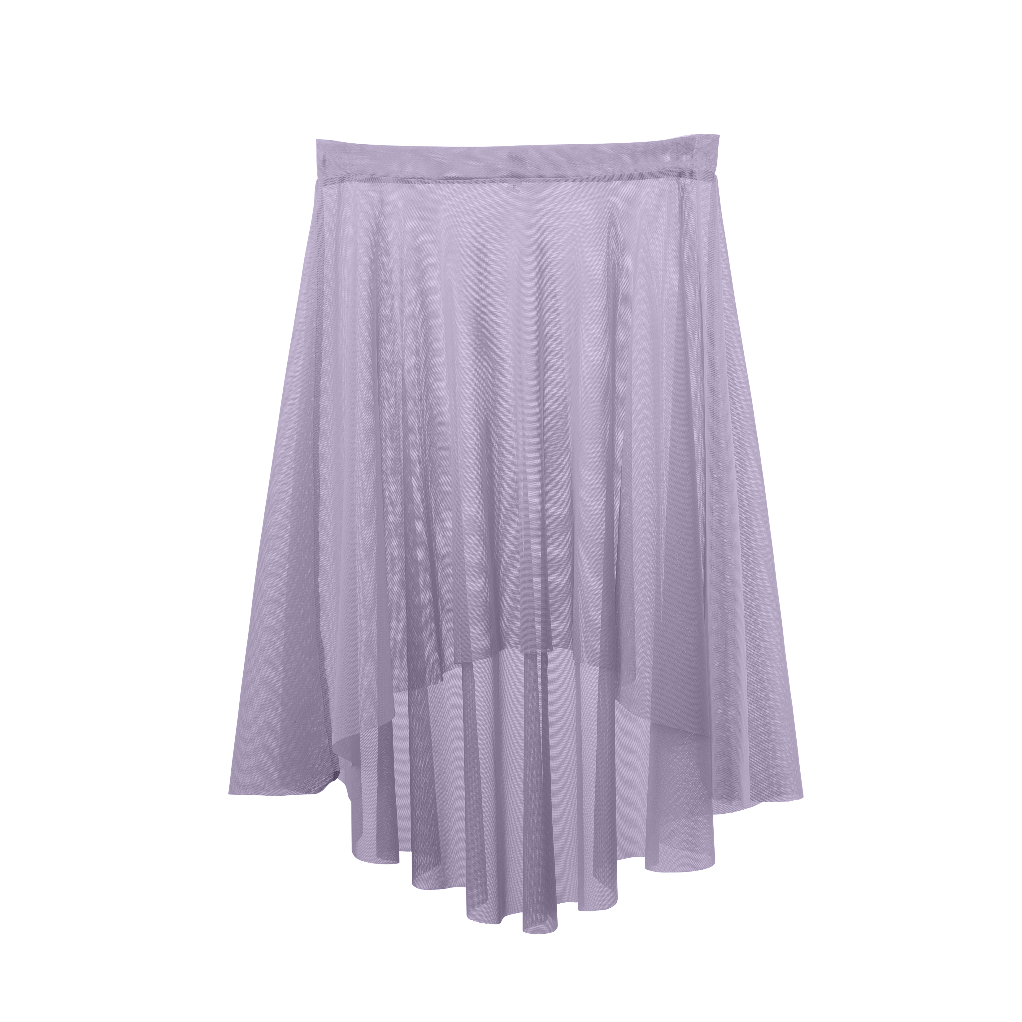 Vinchilight Mesh High-Low Below Knee Skirt