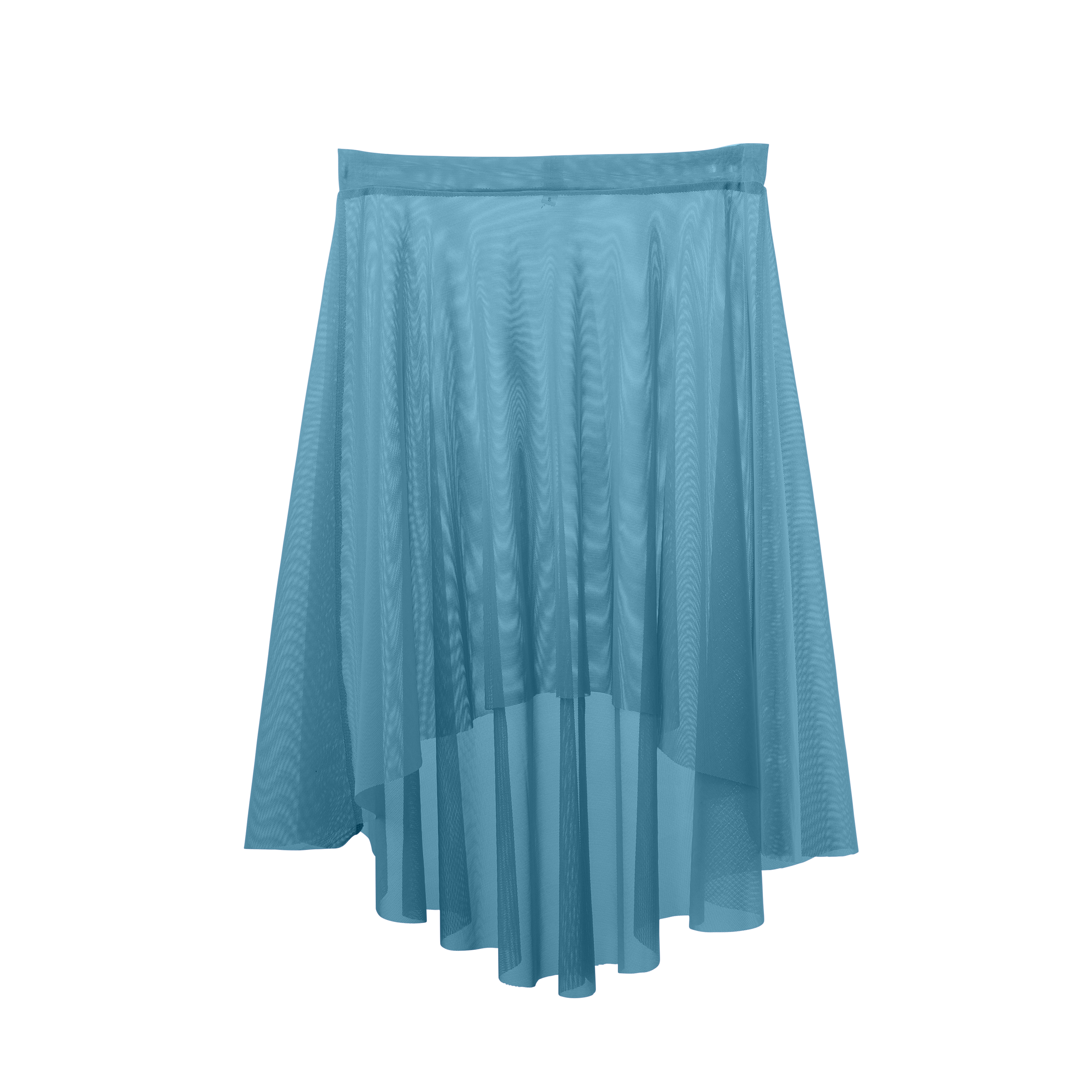Vinchilight Mesh High-Low Below Knee Skirt