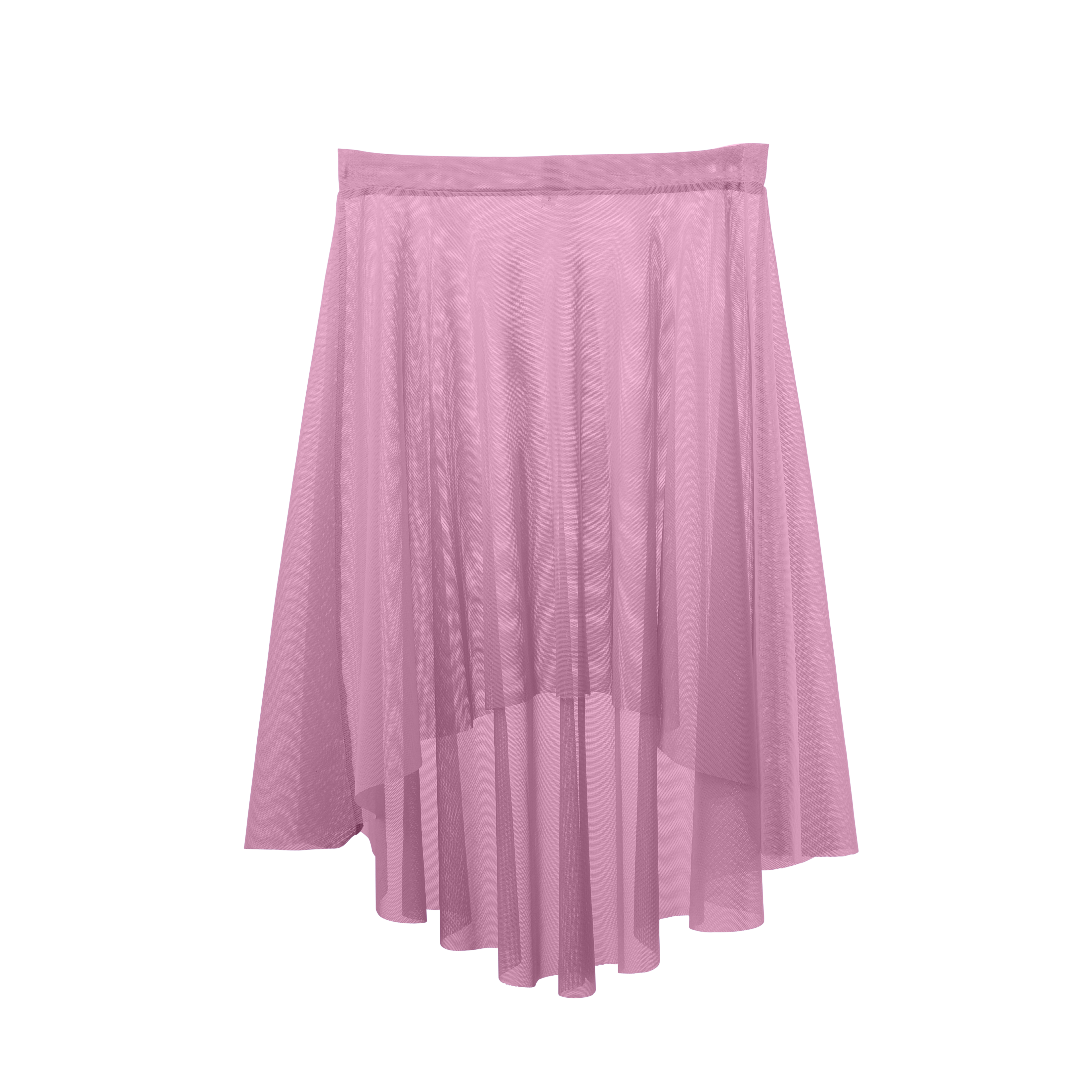Vinchilight Mesh High-Low Below Knee Skirt