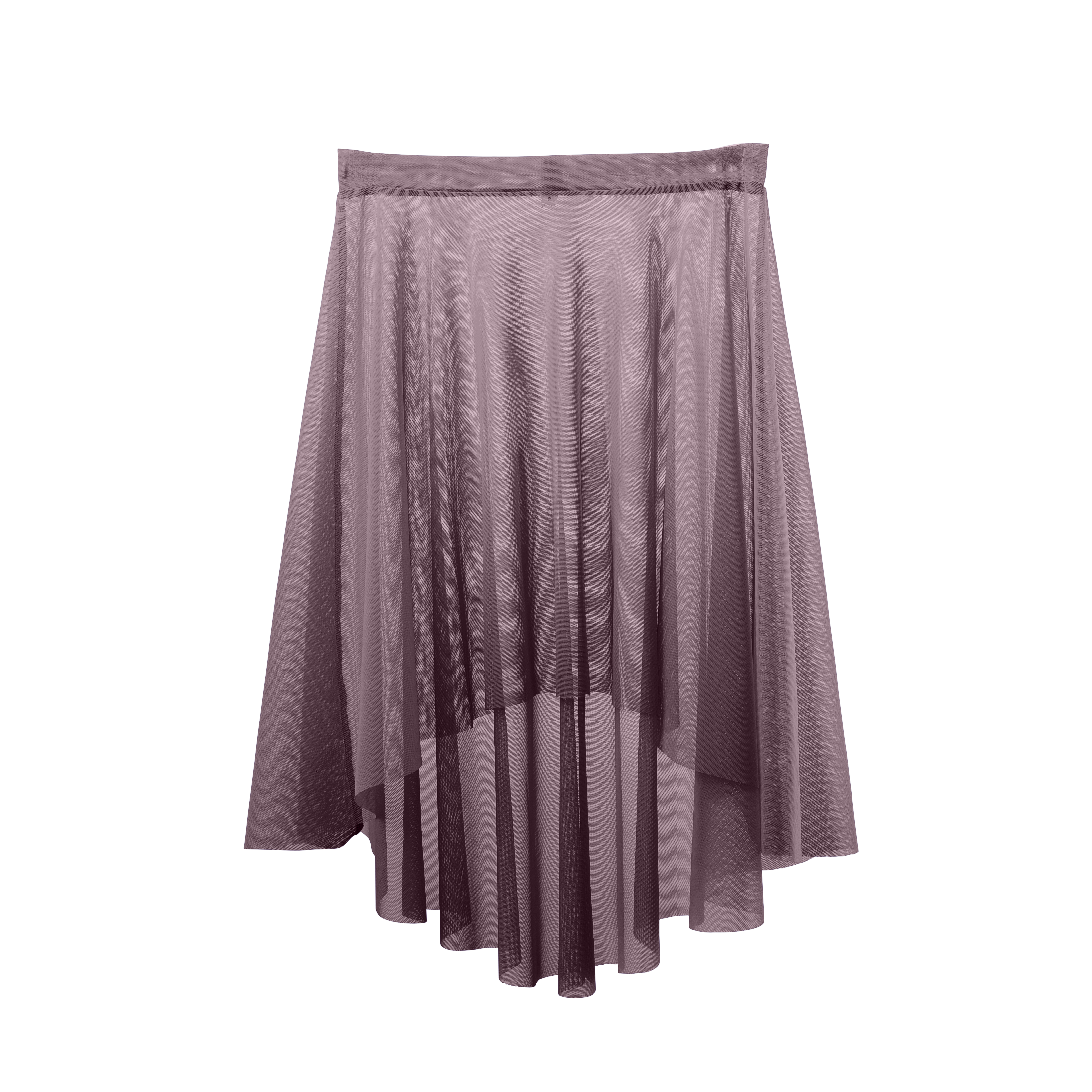 Vinchilight Mesh High-Low Below Knee Skirt