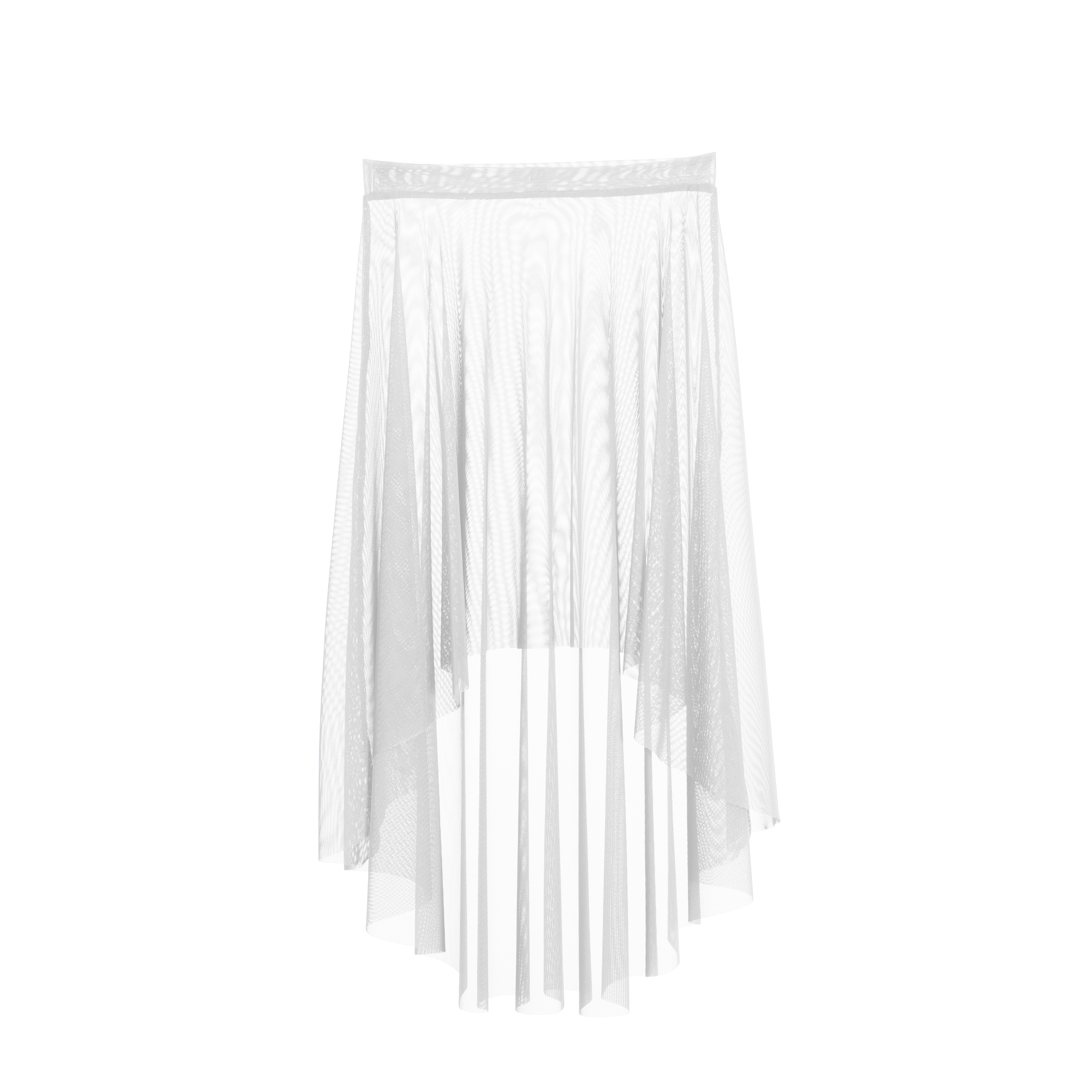 Vinchilight Mesh High-Low Midi Skirt - Child