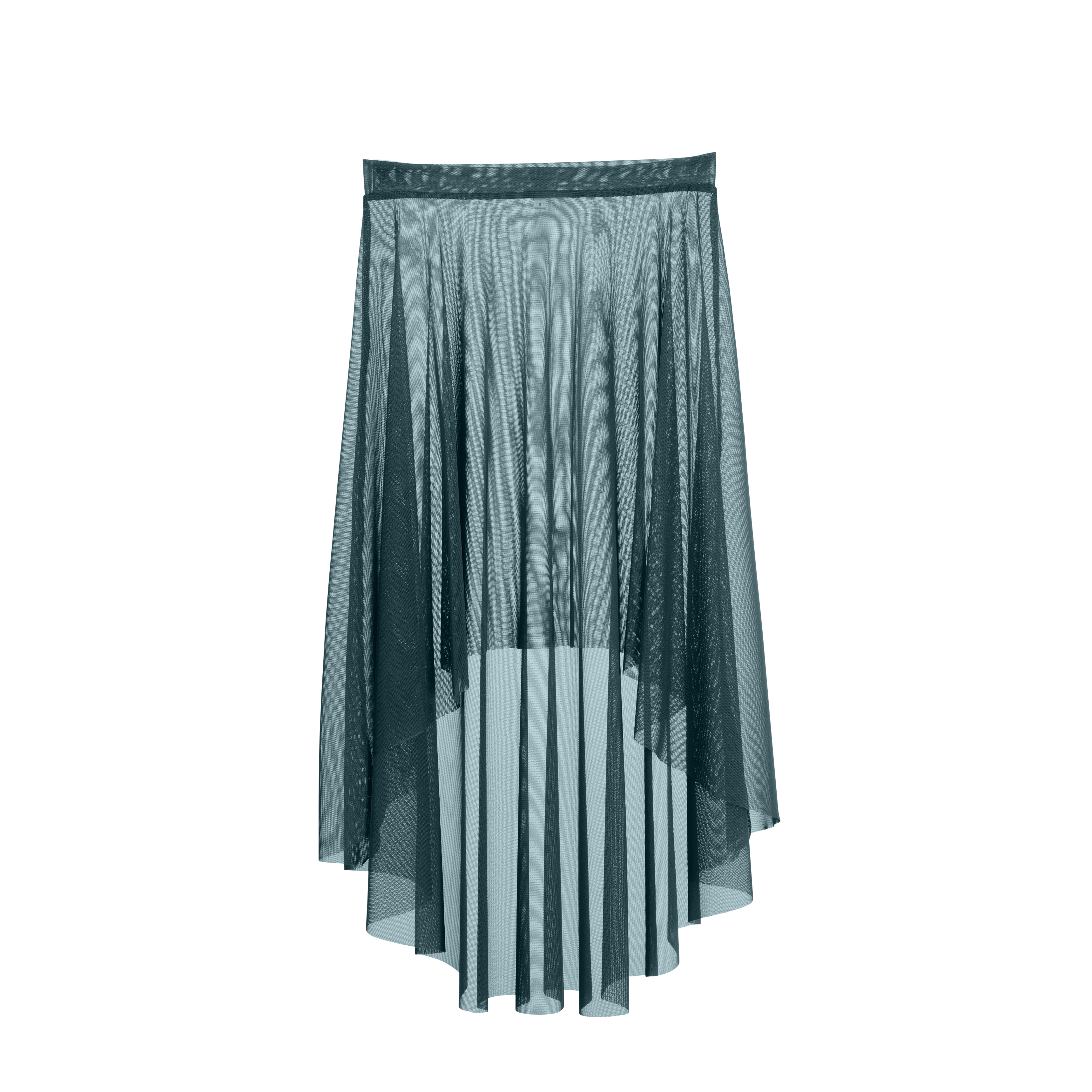 Vinchilight Mesh High-Low Midi Skirt