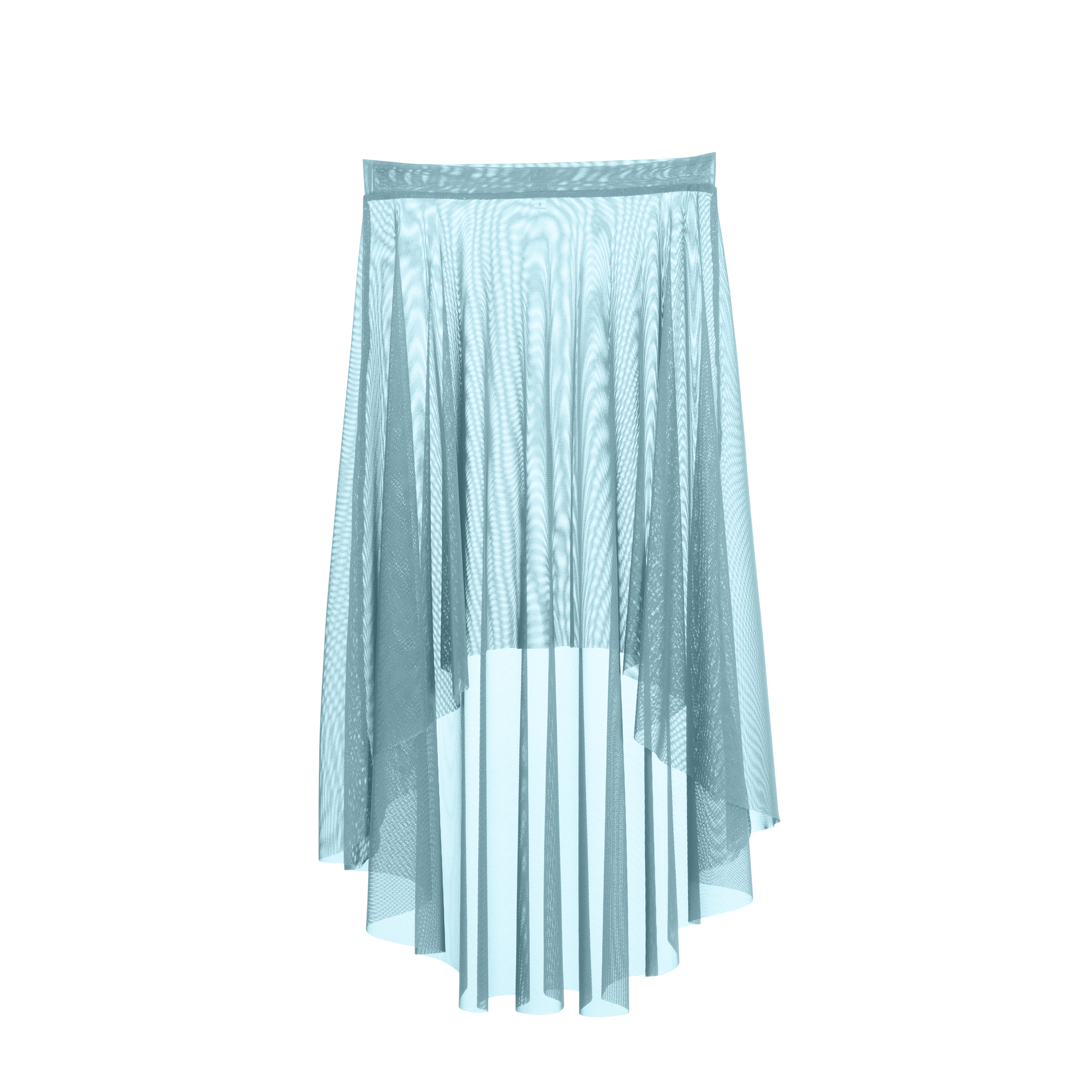Vinchilight Mesh High-Low Midi Skirt - Child
