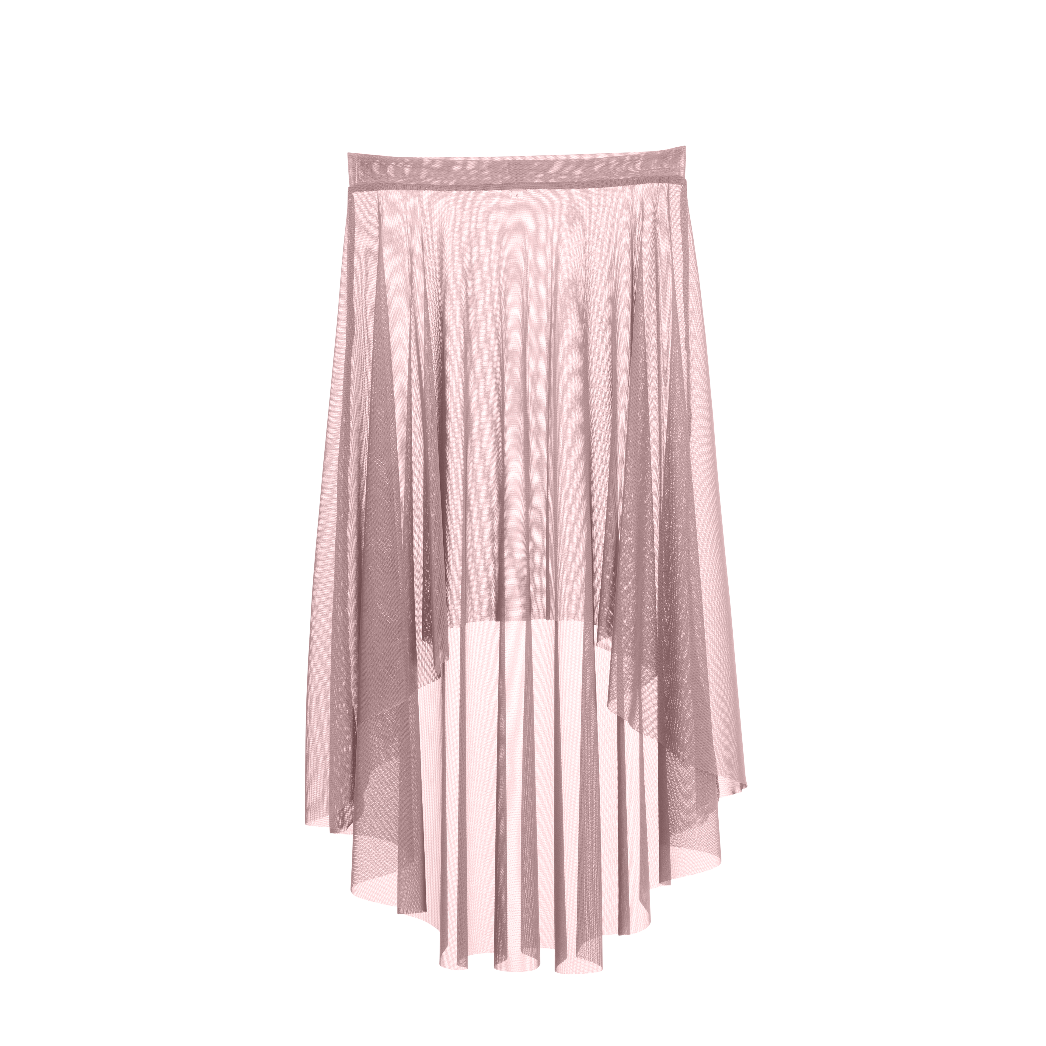 Vinchilight Mesh High-Low Midi Skirt - Child