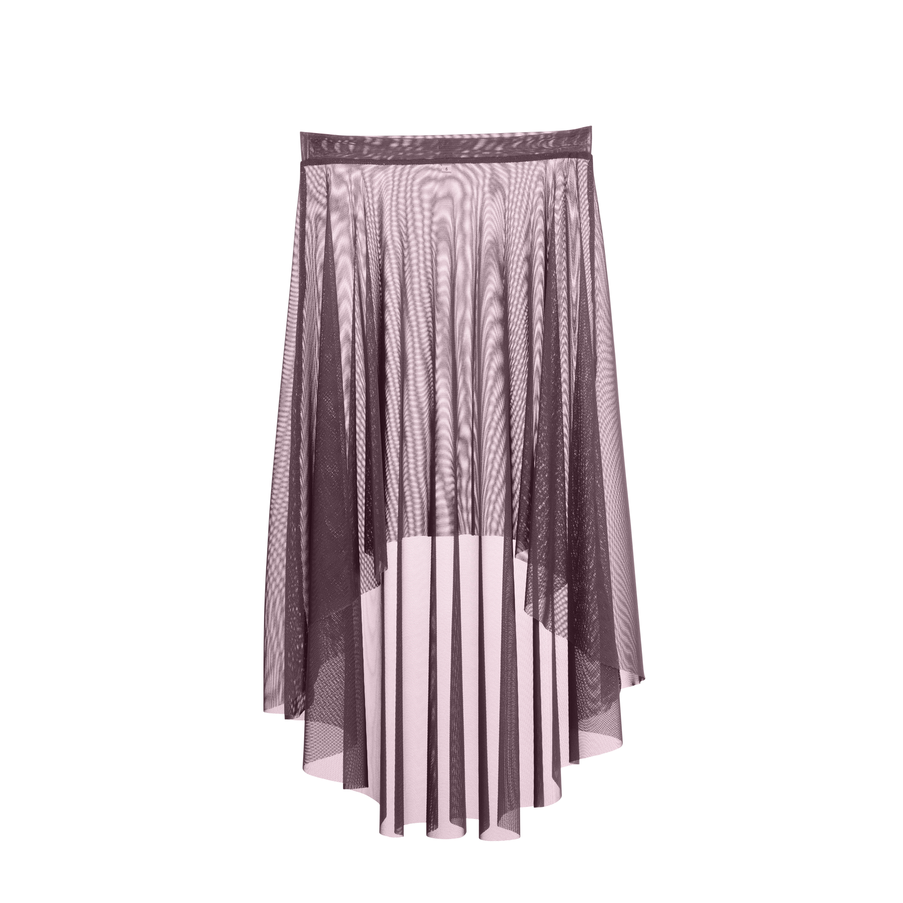 Vinchilight Mesh High-Low Midi Skirt