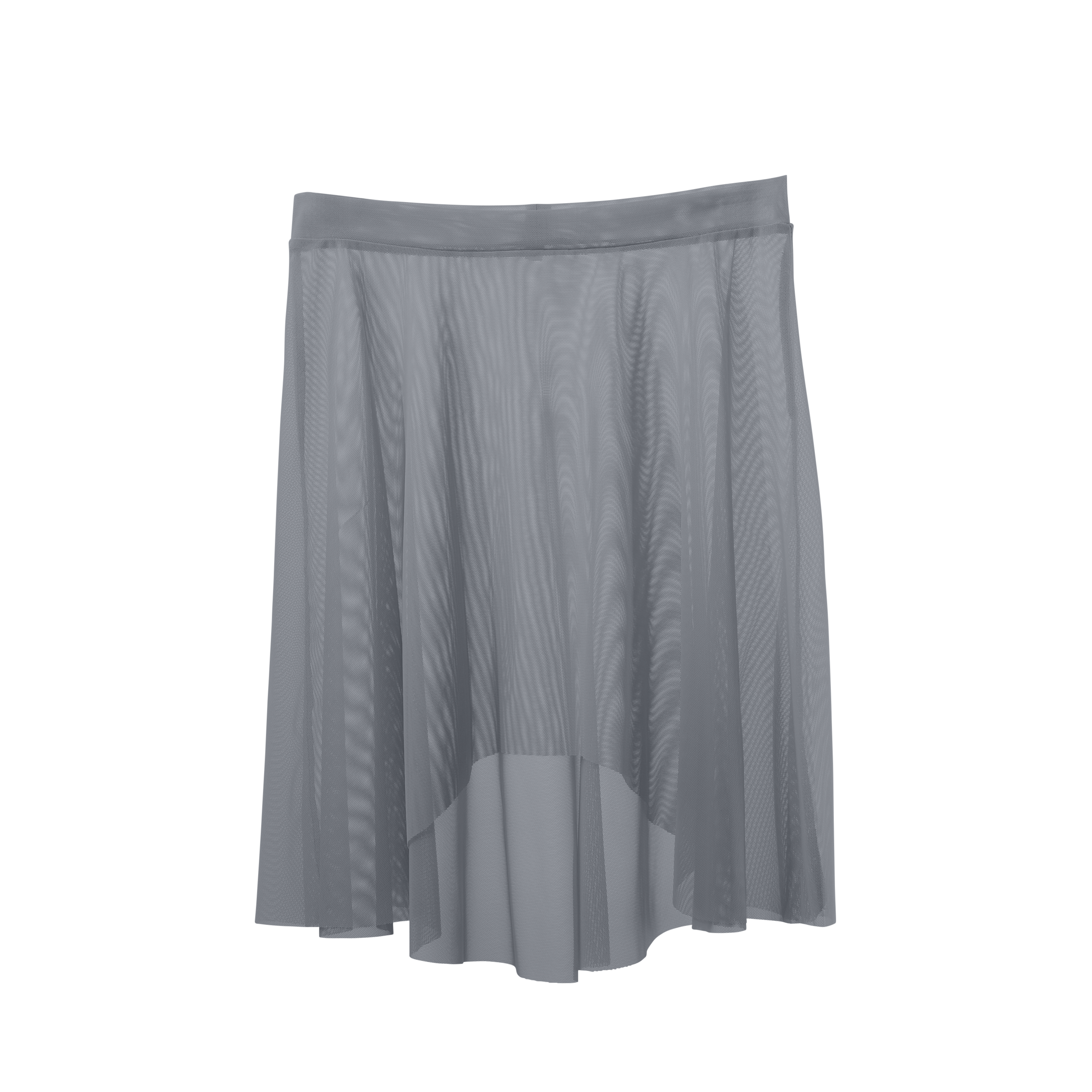 Vinchilight Mesh High-Low Above Knee Skirt - Child