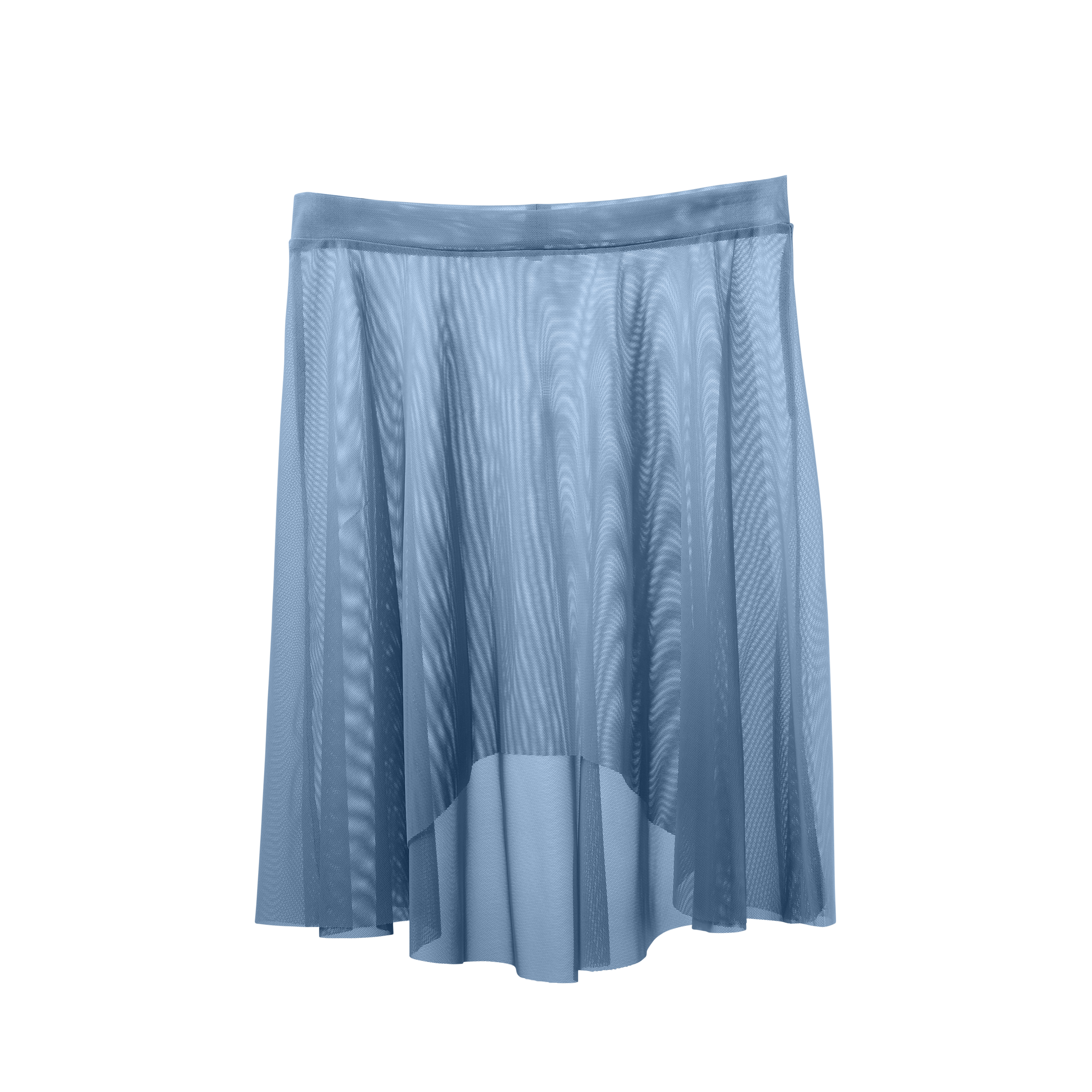 Vinchilight Mesh High-Low Above Knee Skirt
