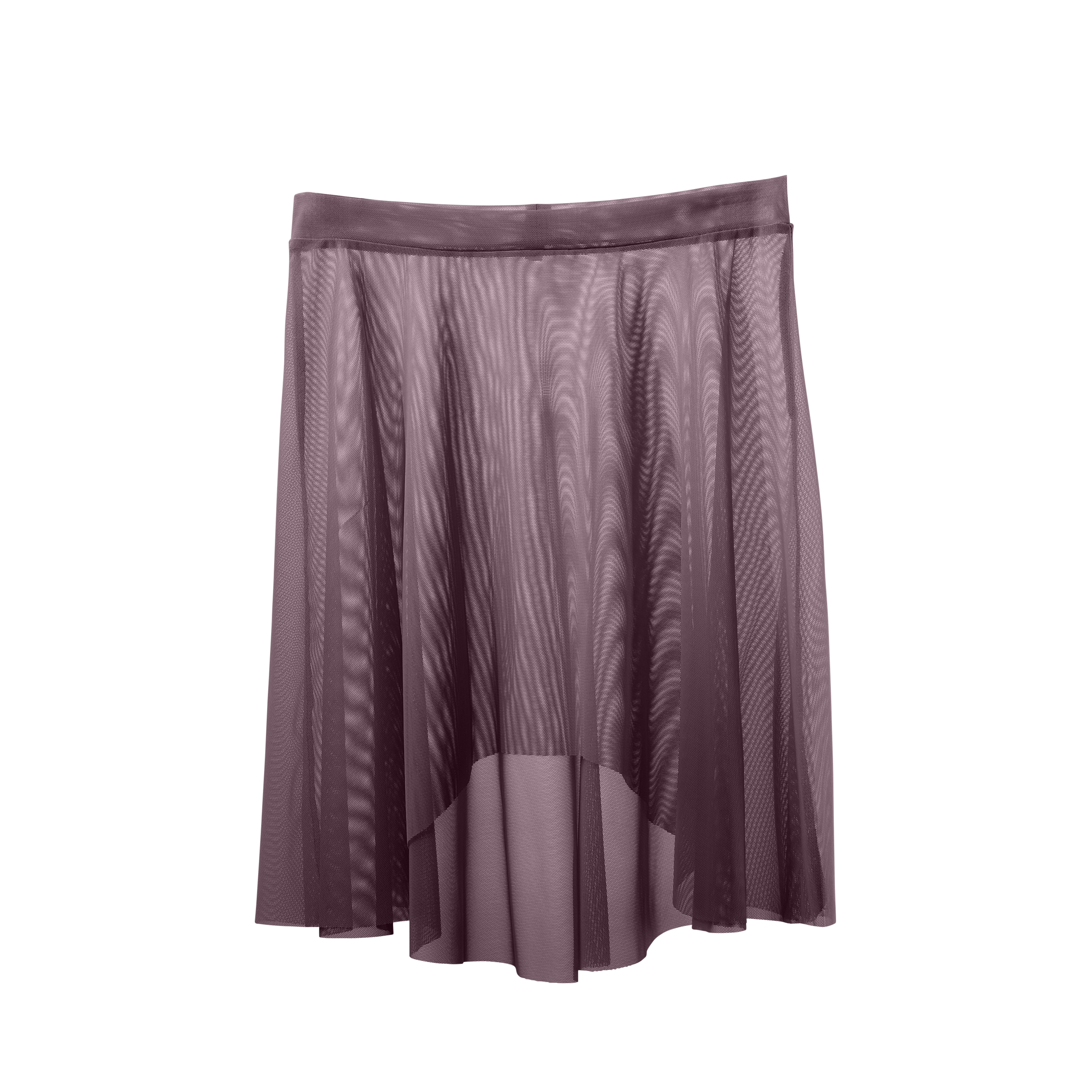 Vinchilight Mesh High-Low Above Knee Skirt