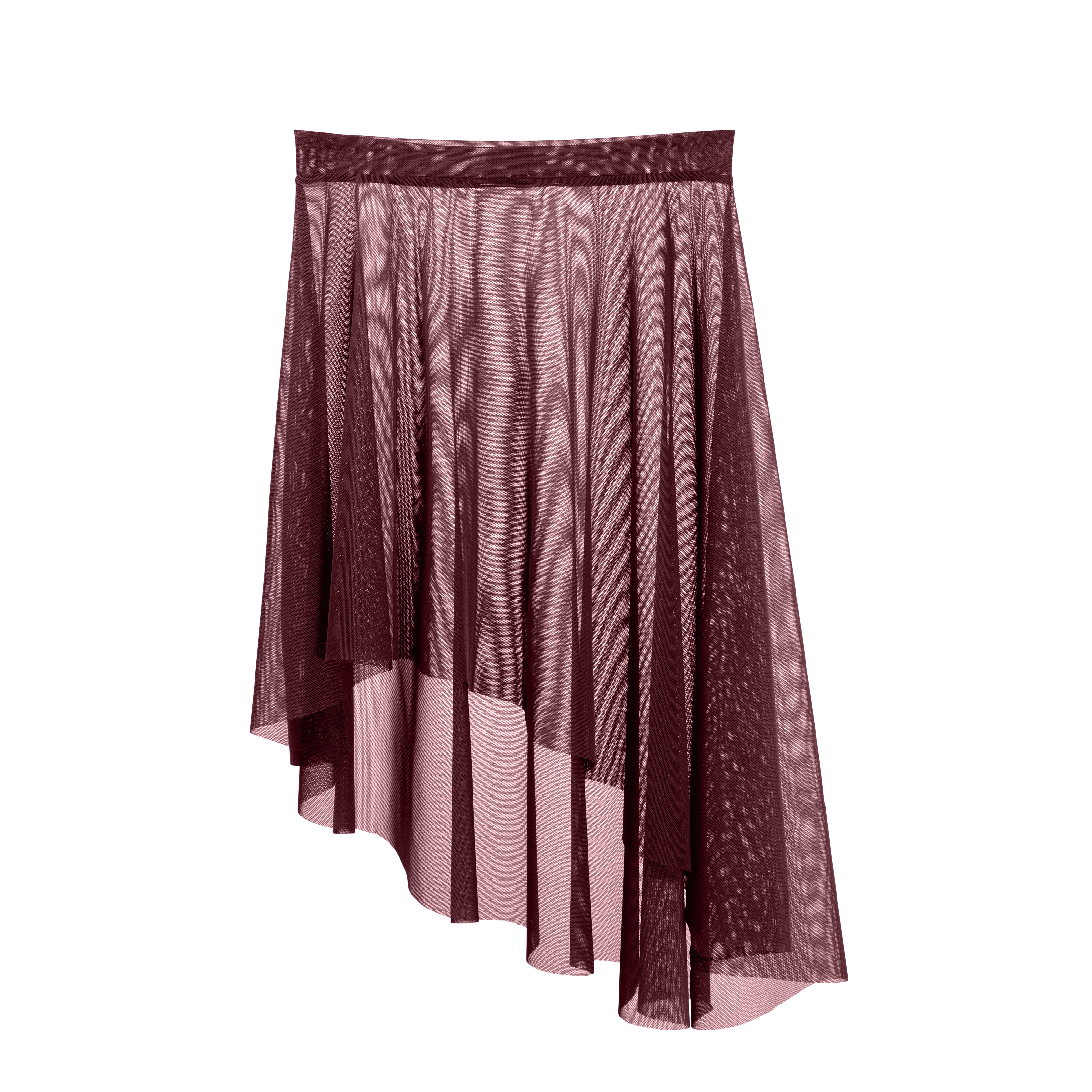 Vinchilight Mesh Lyrical Below Knee Skirt