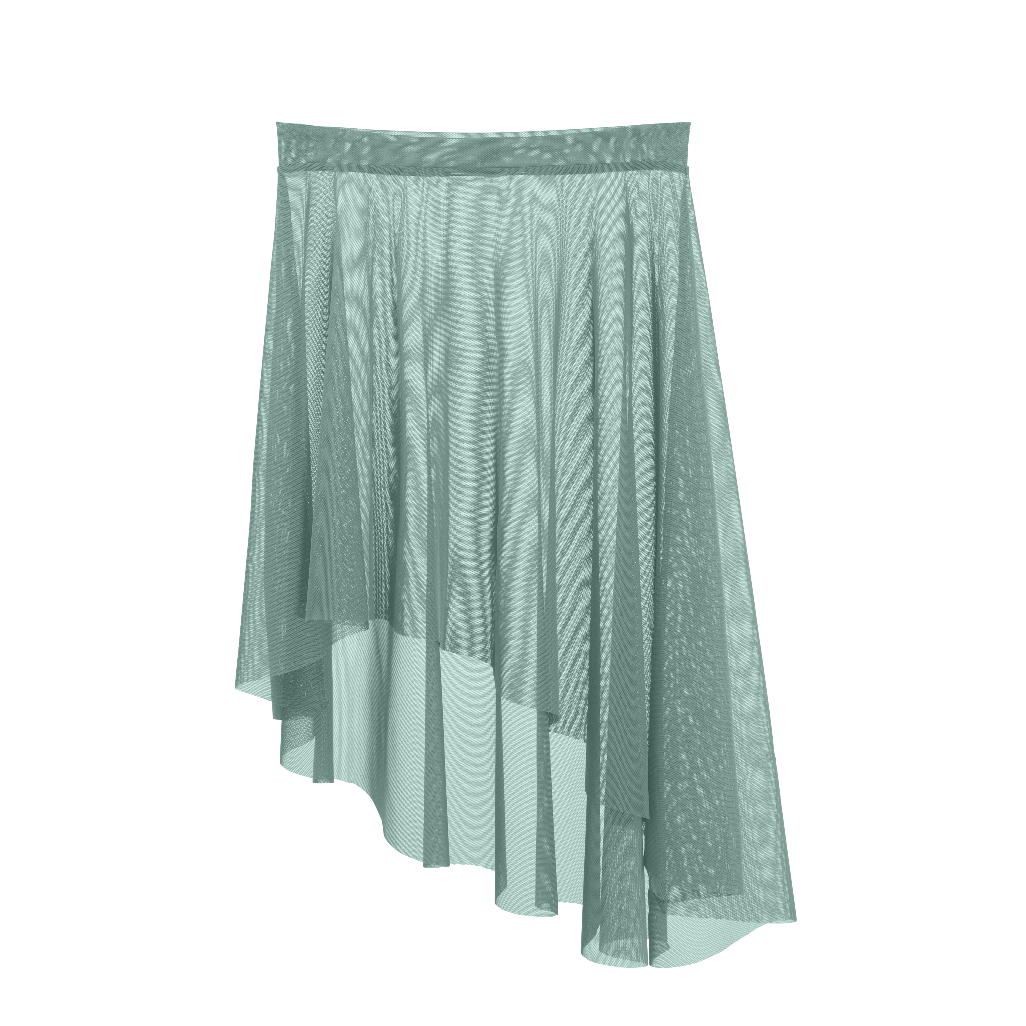 Vinchilight Mesh Lyrical Below Knee Skirt