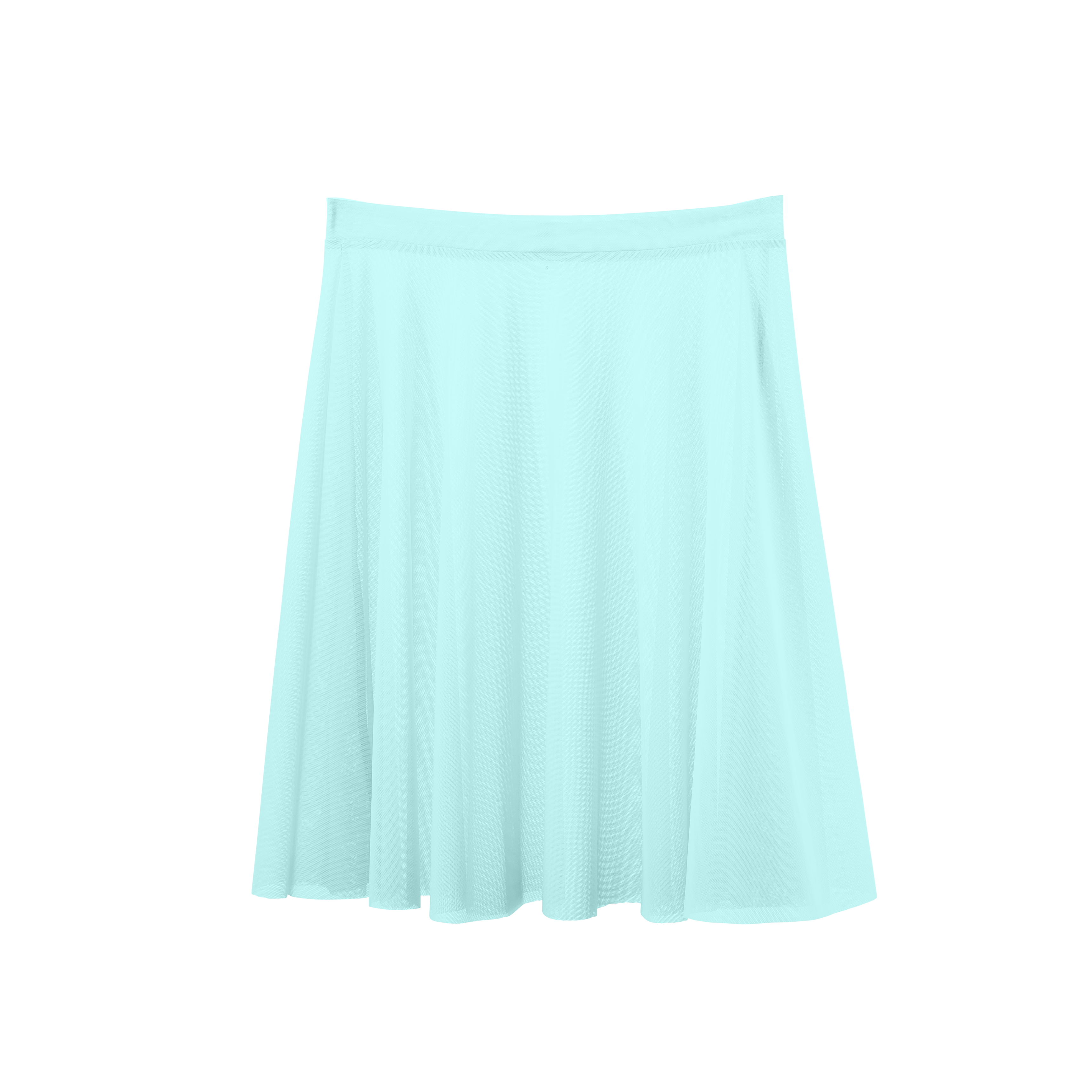 Meridien Mesh A-line Above Knee Skirt