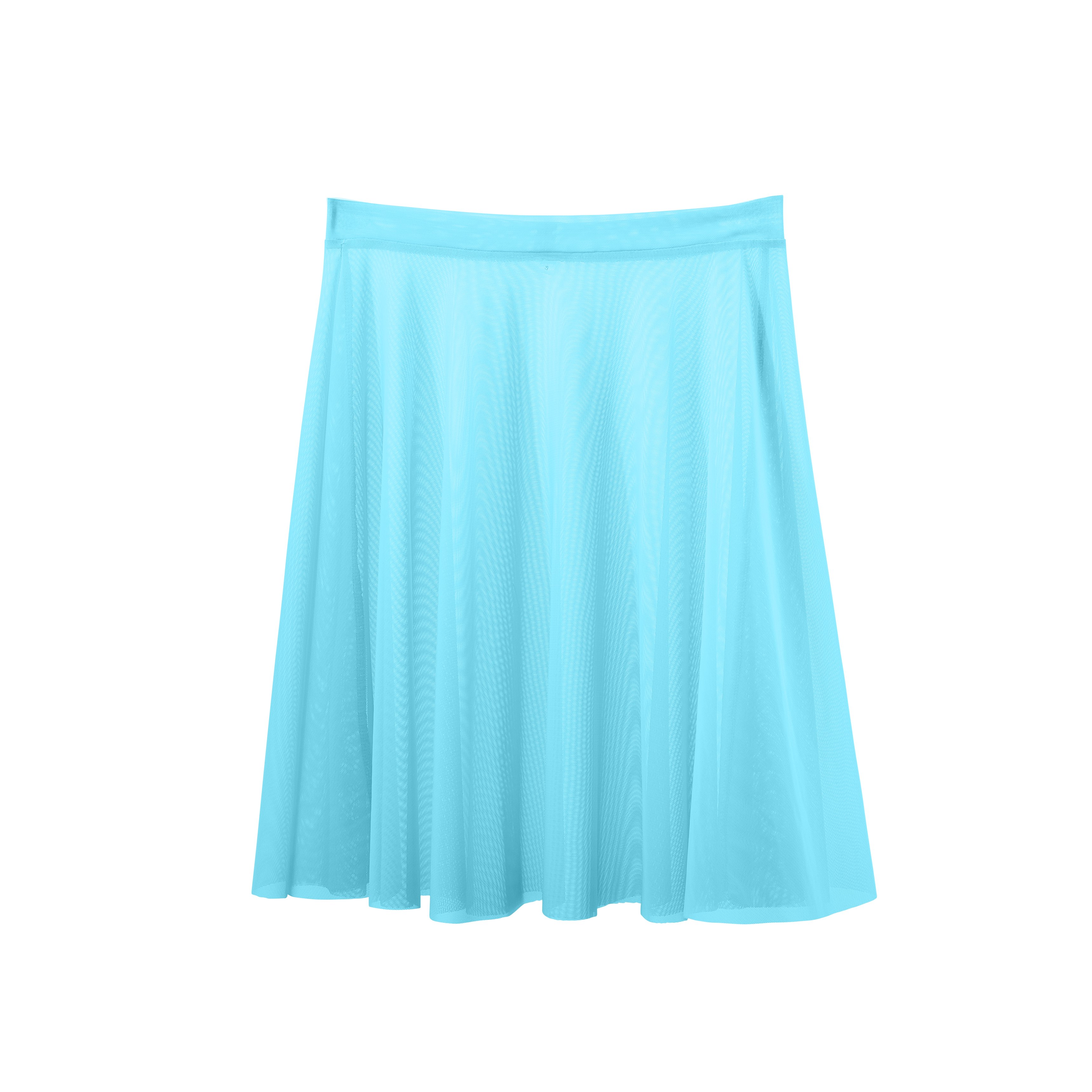 Meridien Mesh A-line Above Knee Skirt