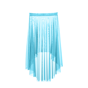 Meridien Mesh High-Low Midi Skirt
