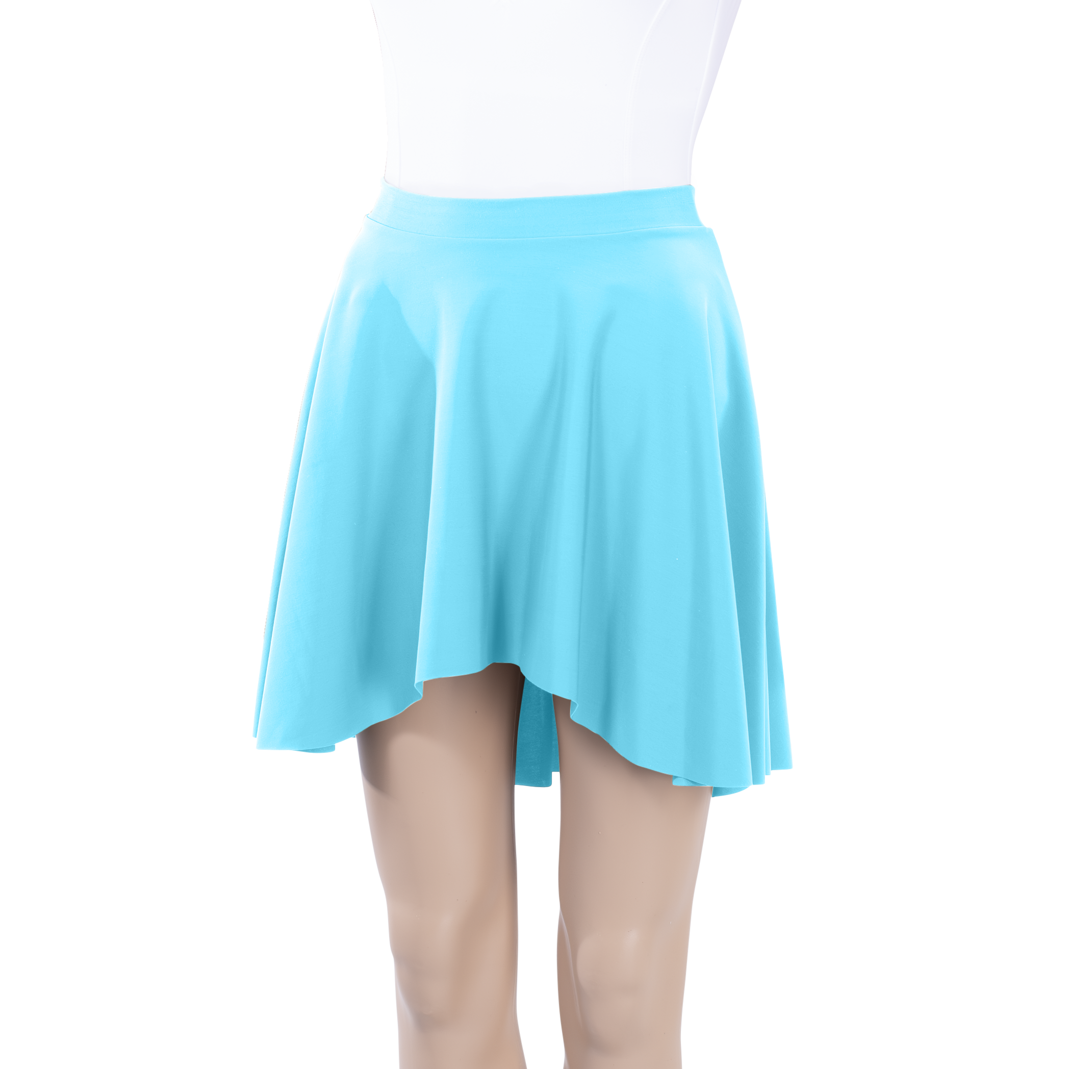 Milliskin High-Low Above Knee Skirt