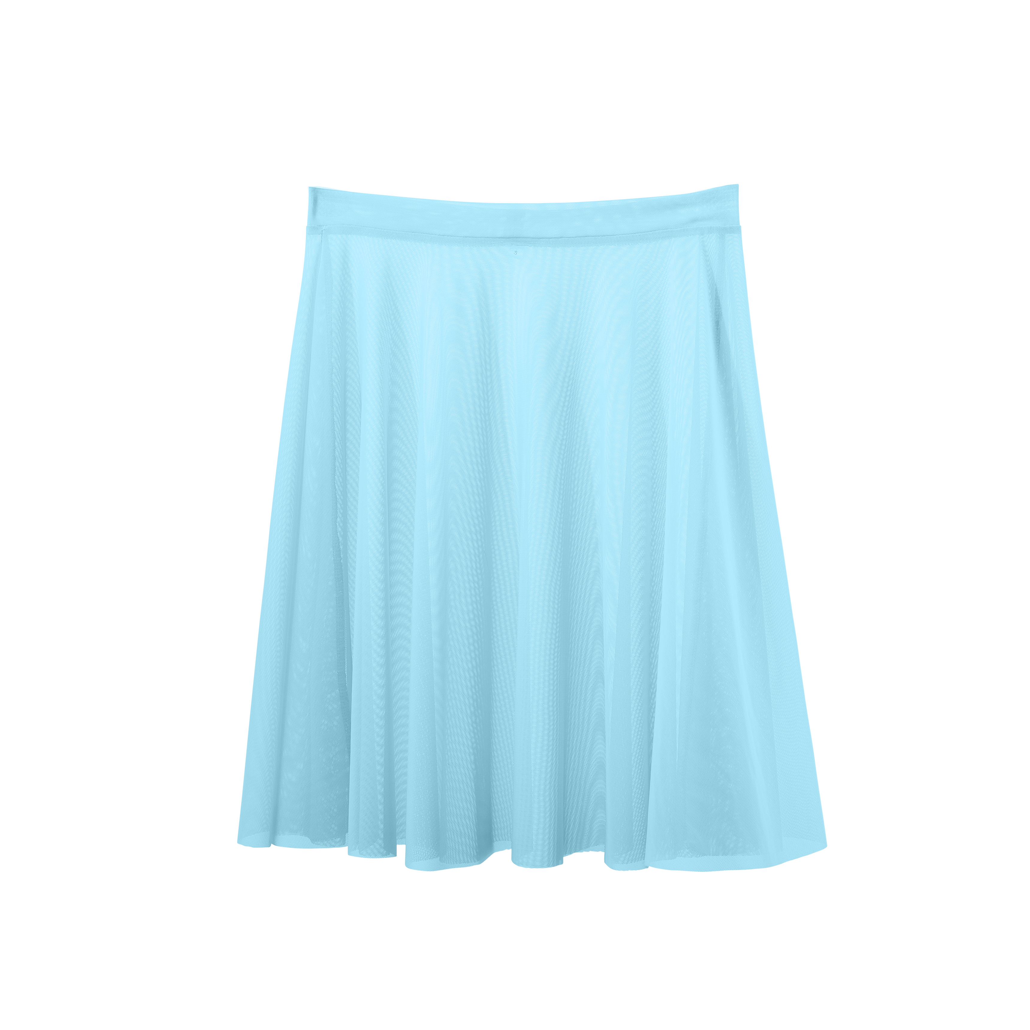 Meridien Mesh A-line Above Knee Skirt