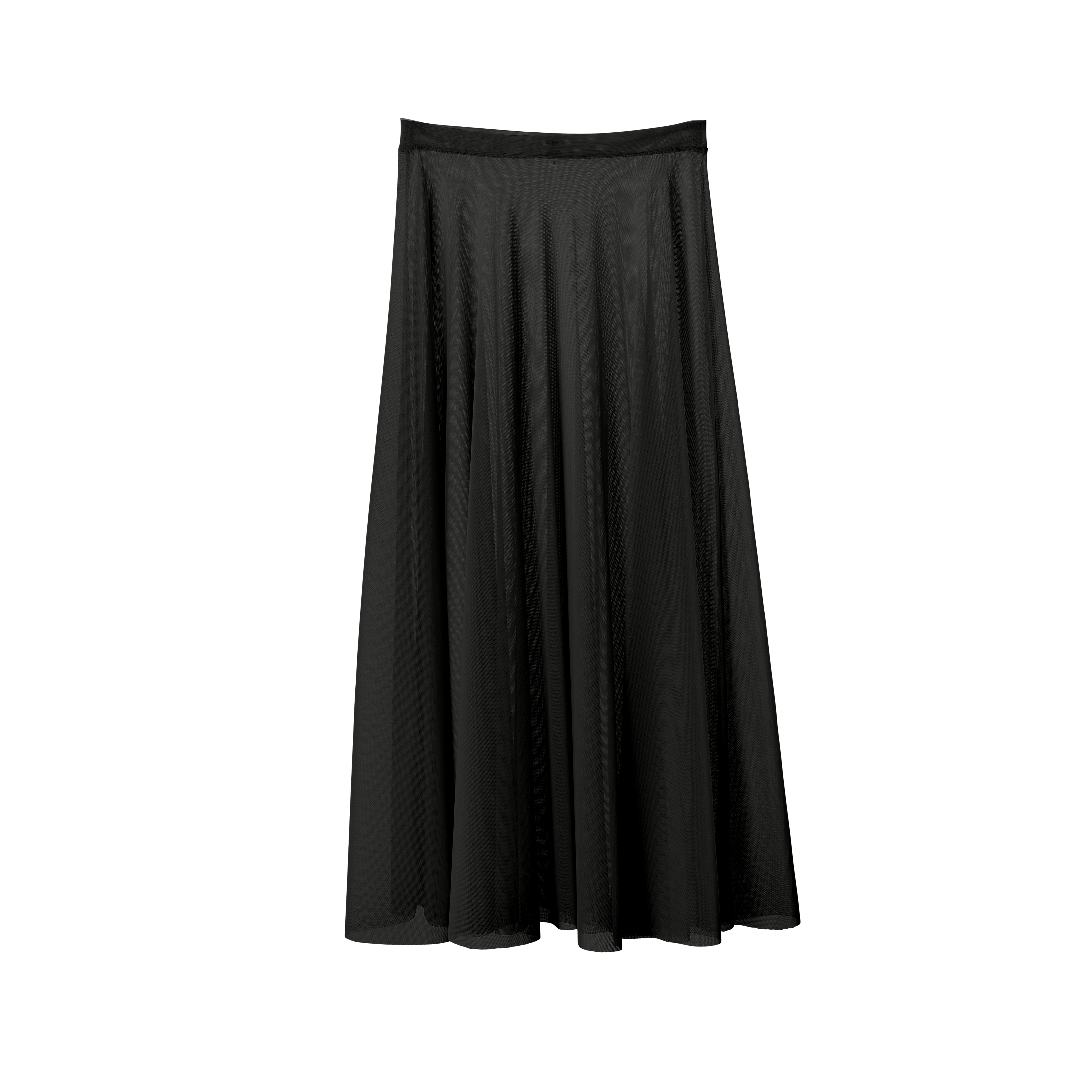 Meridien Mesh A-Line Maxi Skirt - Child