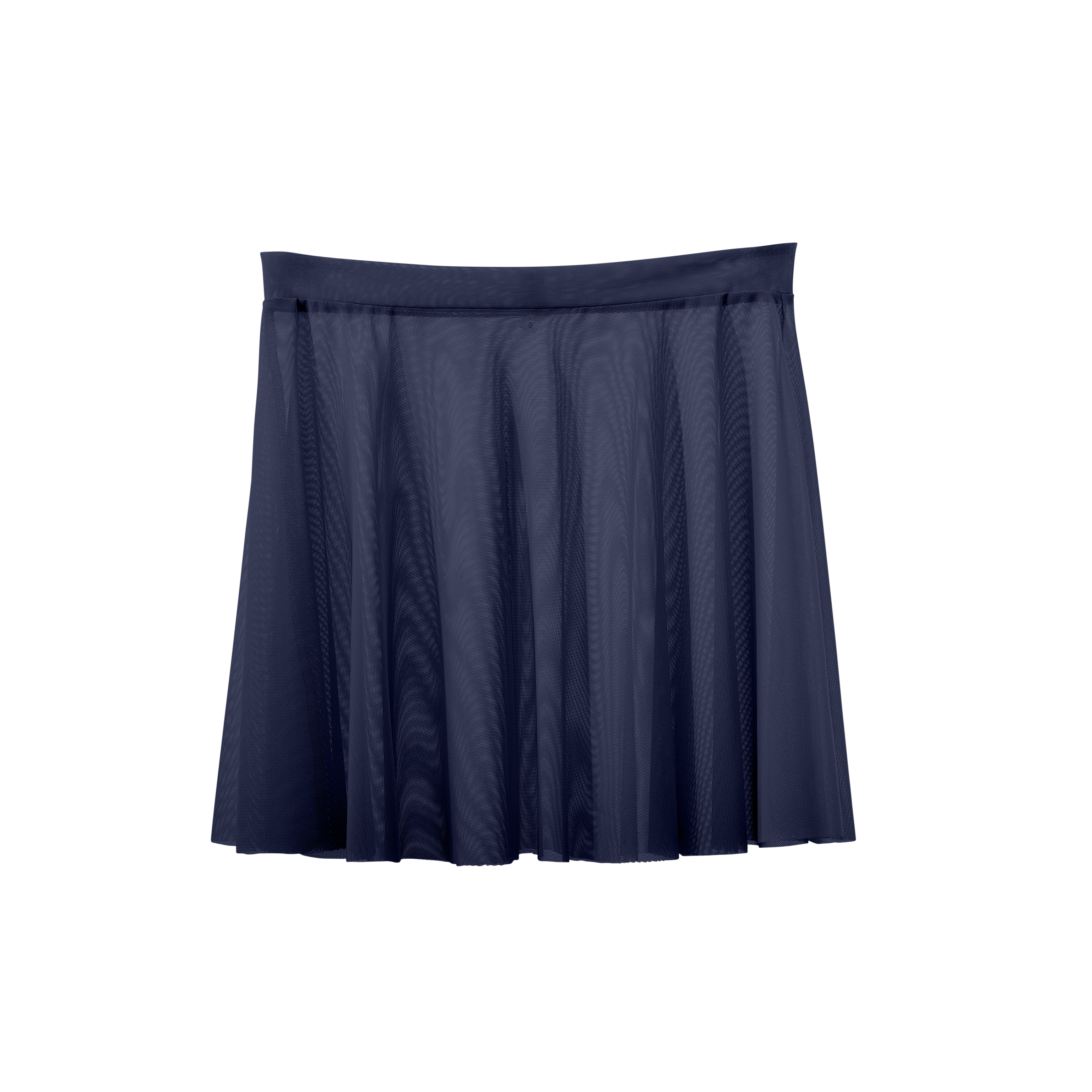 Meridien Mesh A-Line Pull-On Skirt