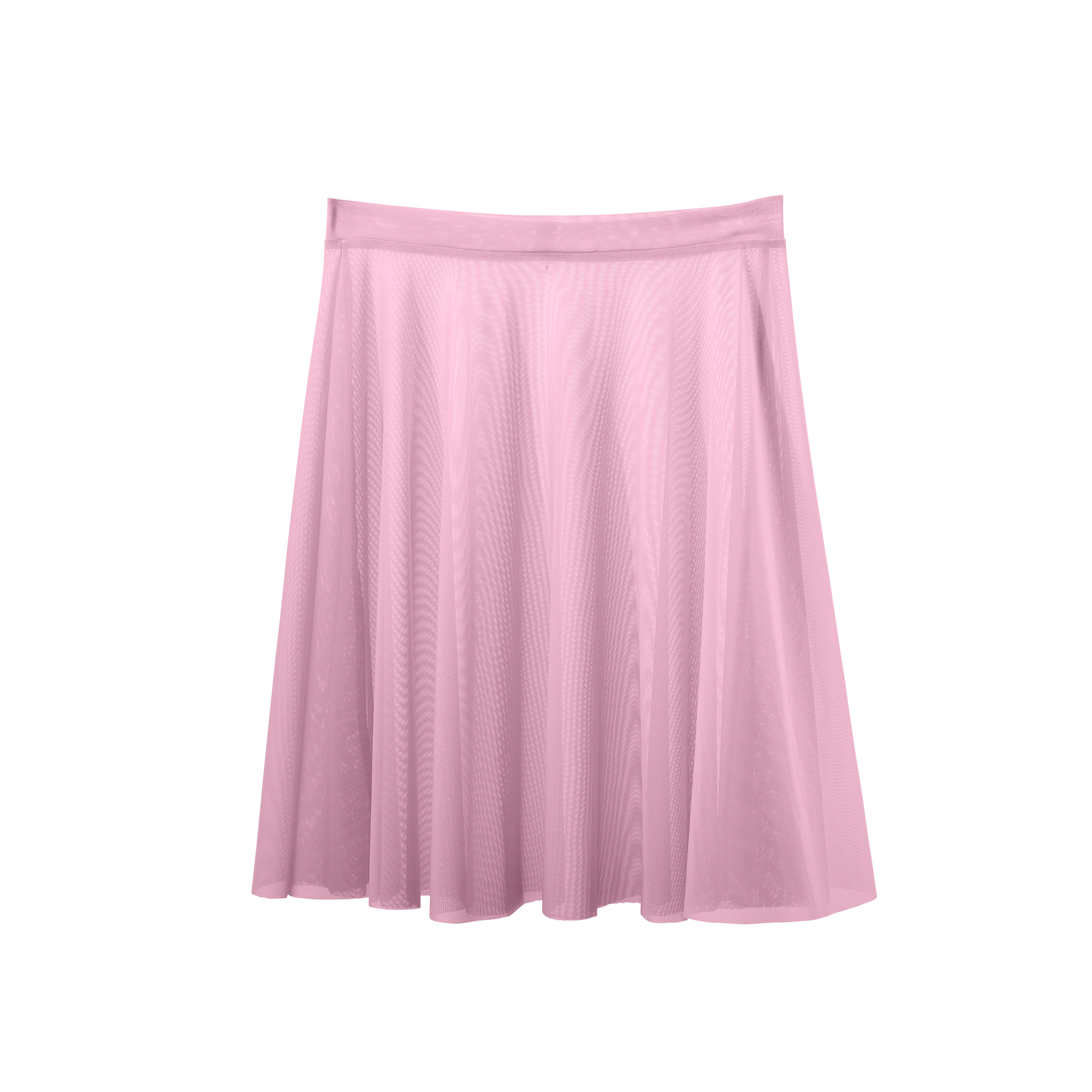 Meridien Mesh A-line Above Knee Skirt