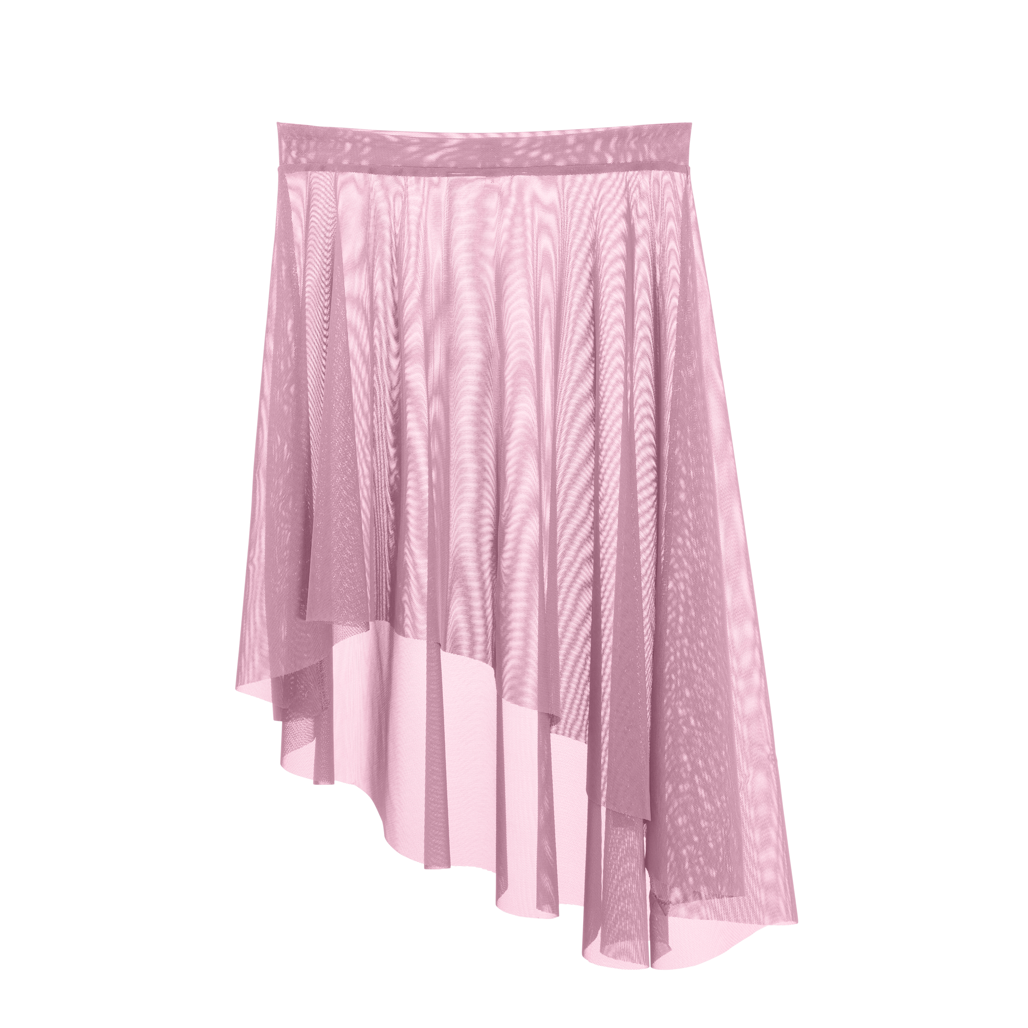 Meridien Mesh Lyrical Below Knee Skirt