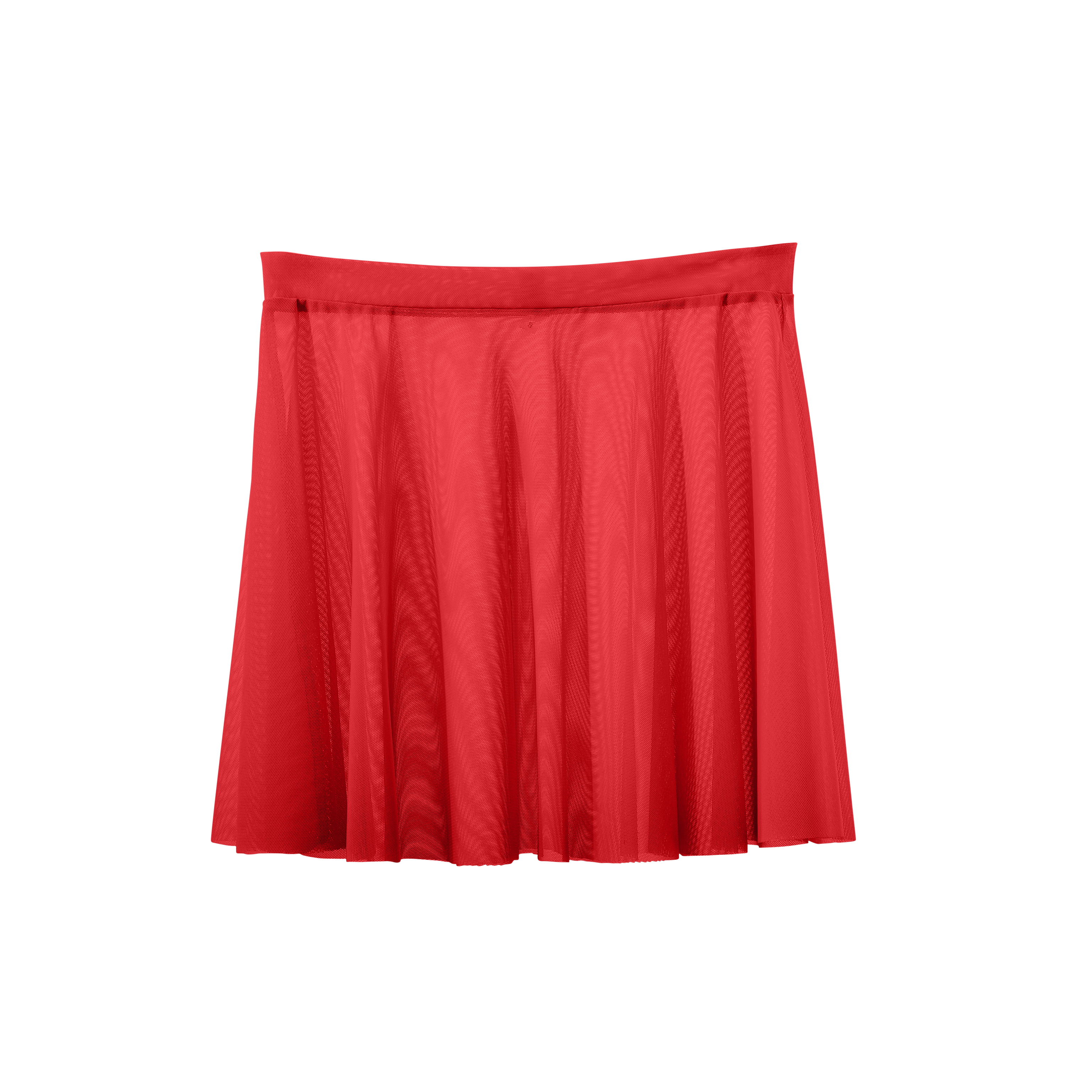 Meridien Mesh A-Line Pull-On Skirt