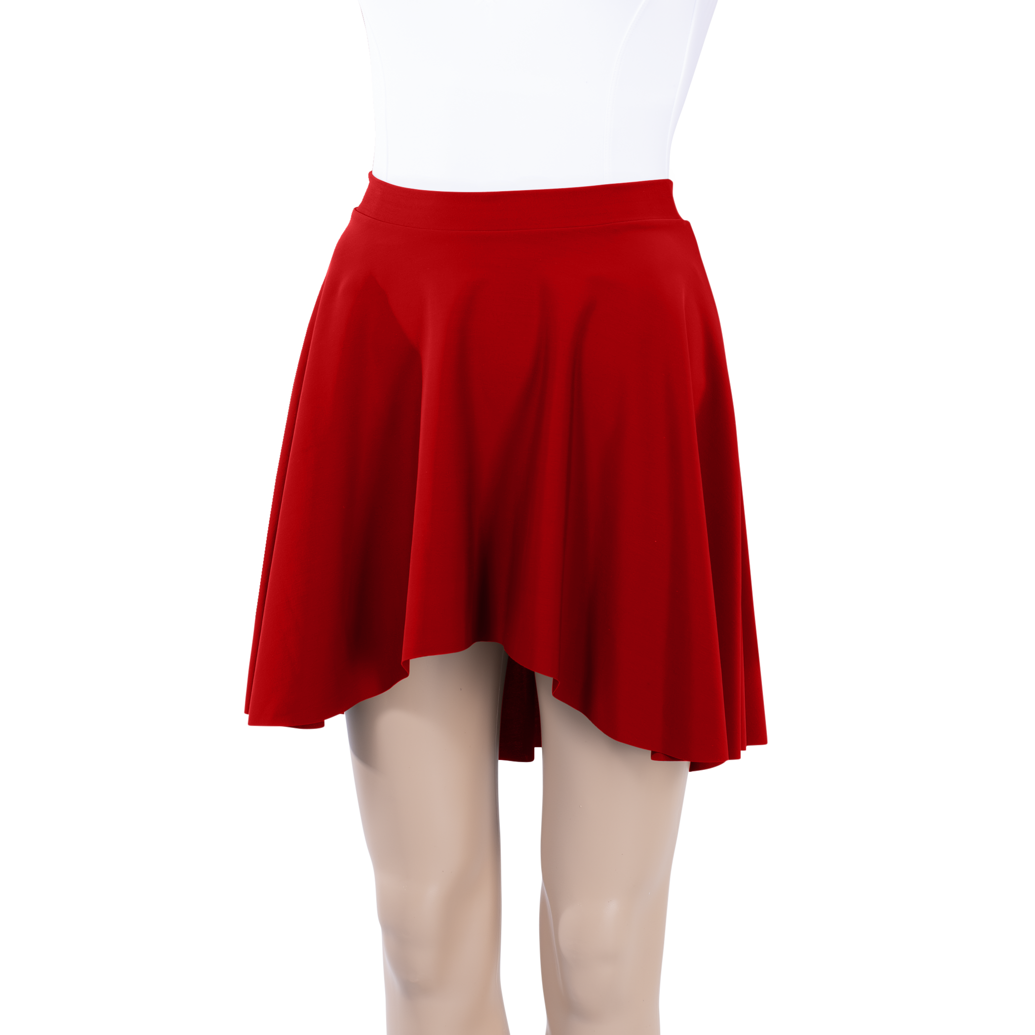 Milliskin High-Low Above Knee Skirt
