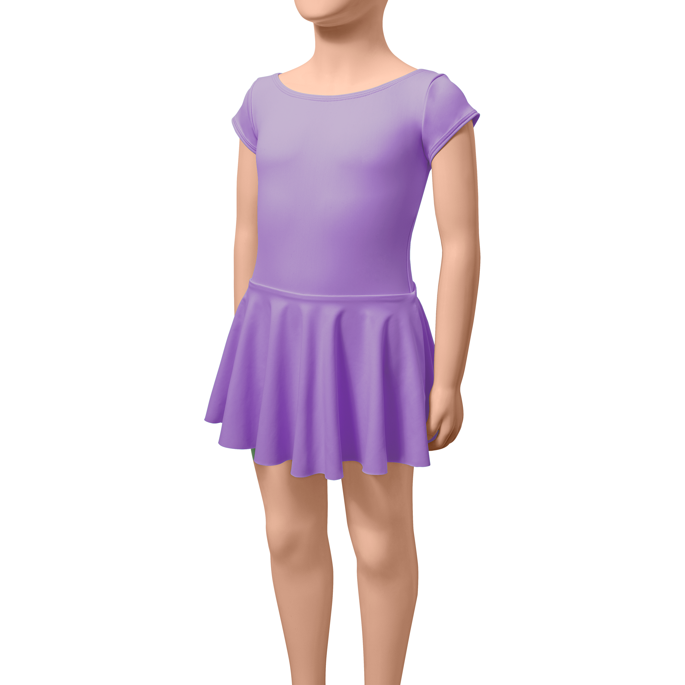 Skirted Cap Sleeves - Adult